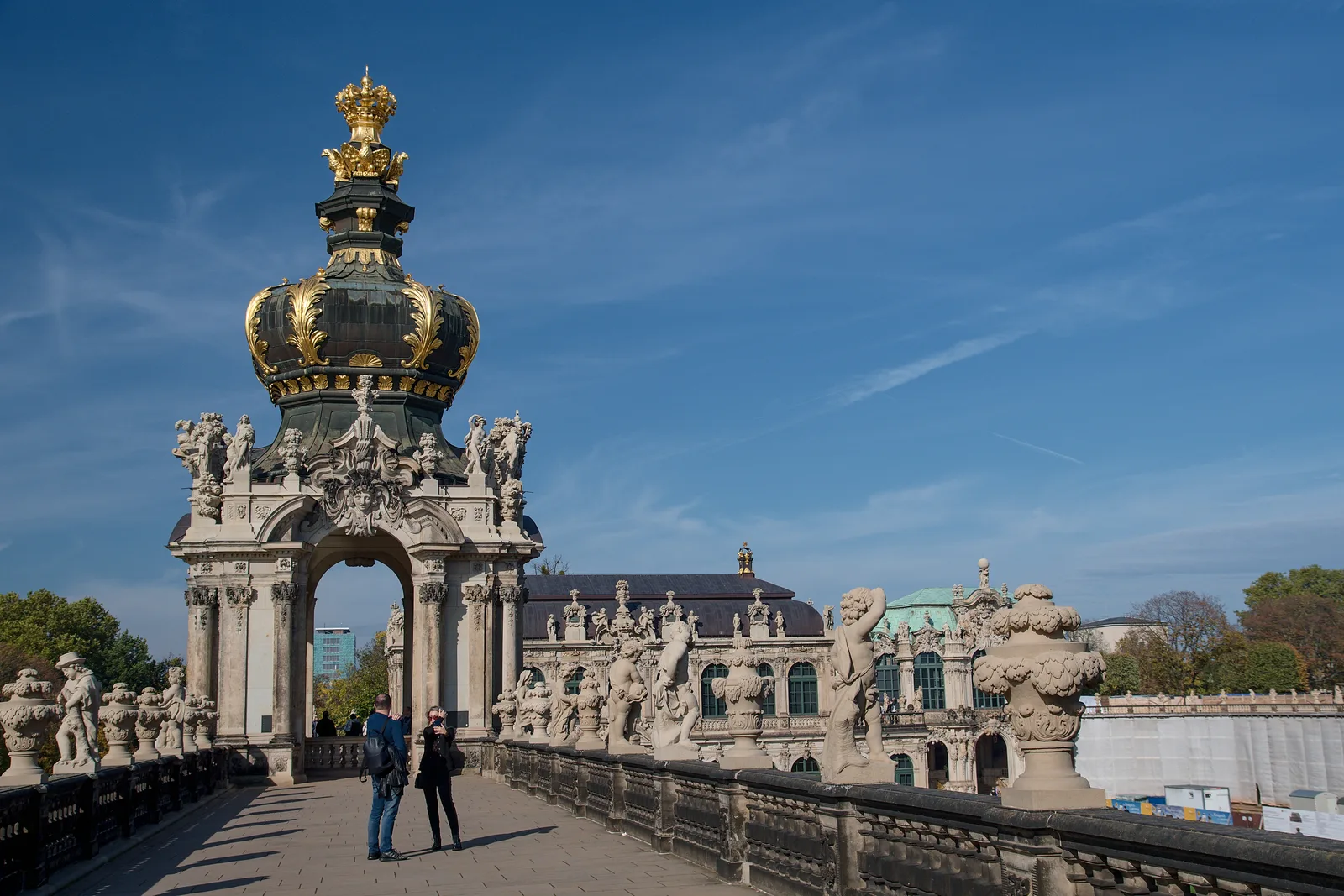 Atmosphere at Kronentor Dresden — travel photo