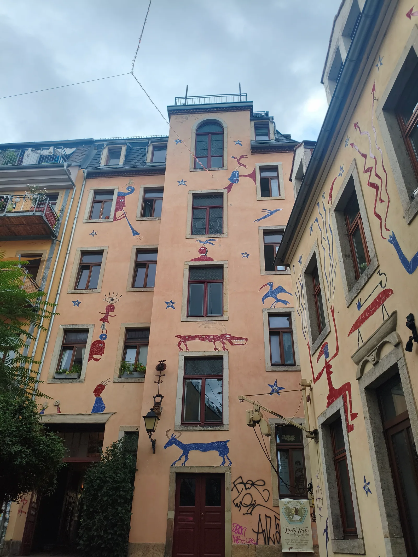 Main view at Kunsthofpassage Dresden Dresden — travel photo