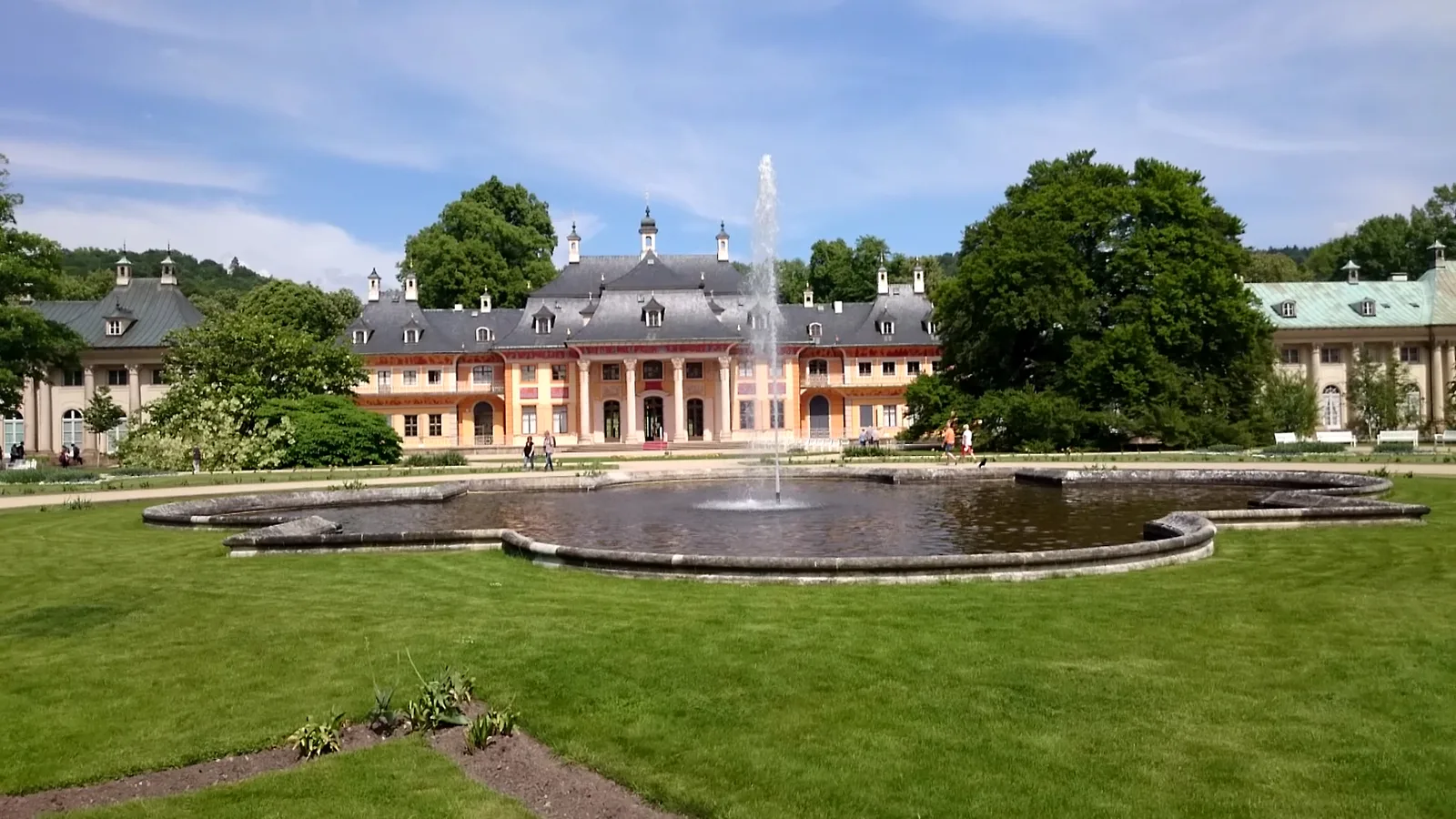 Atmosphere at Pillnitz Castle Dresden — travel photo