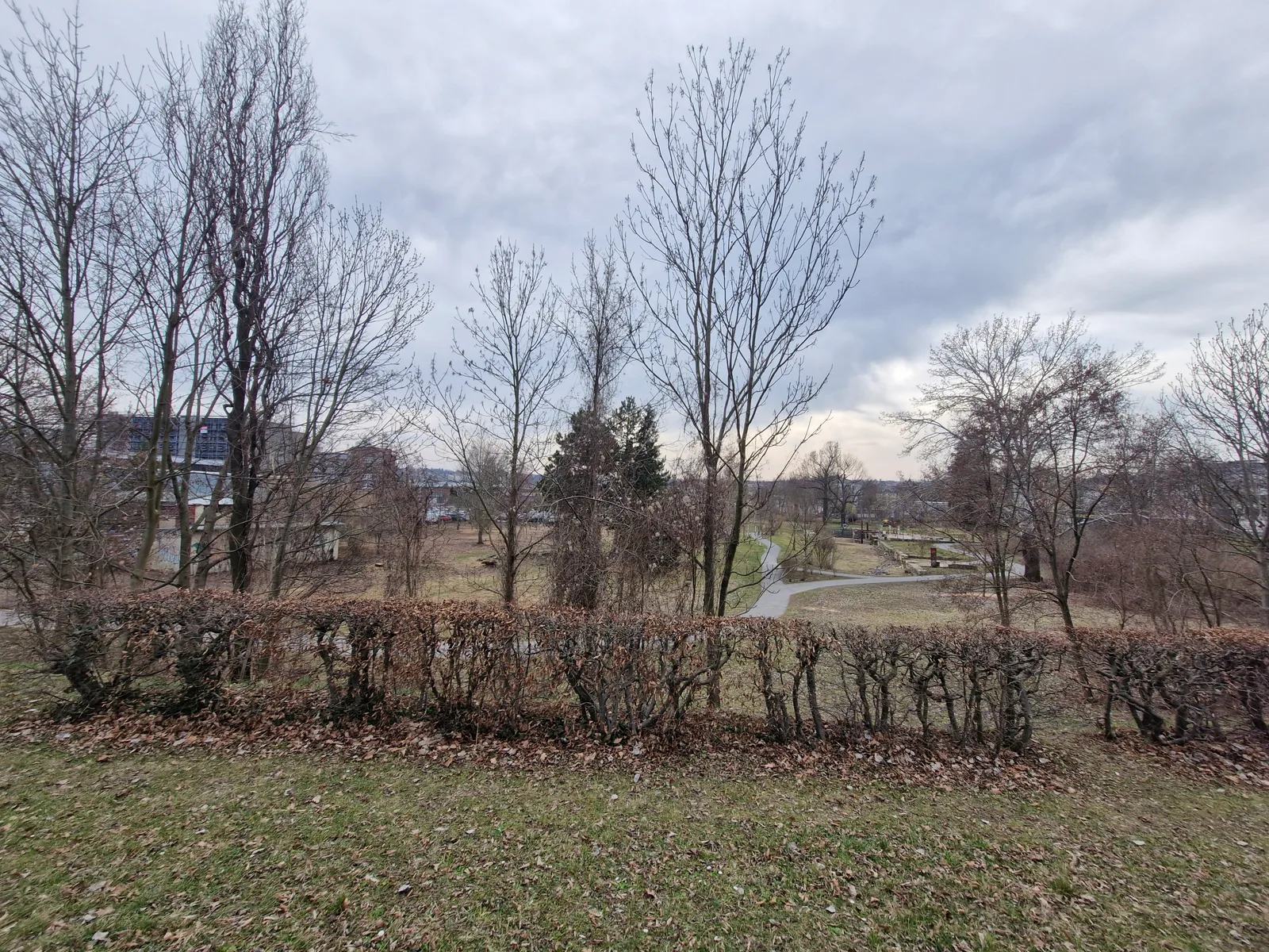 Main view at Pulvermühlen Park Dresden — travel photo