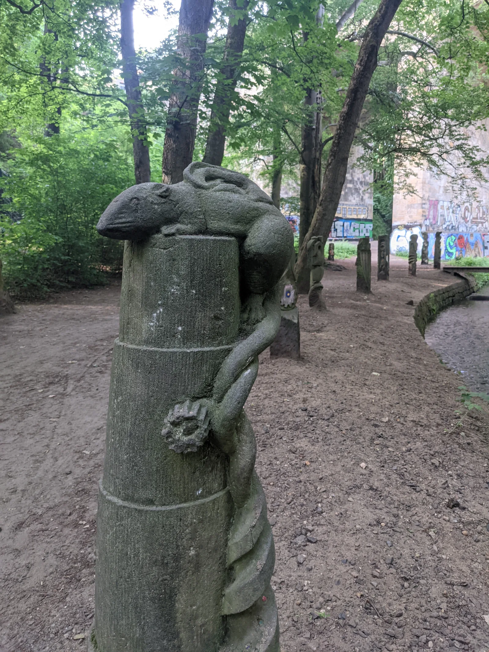 Interior at Skulpturen Park Dresden — travel photo