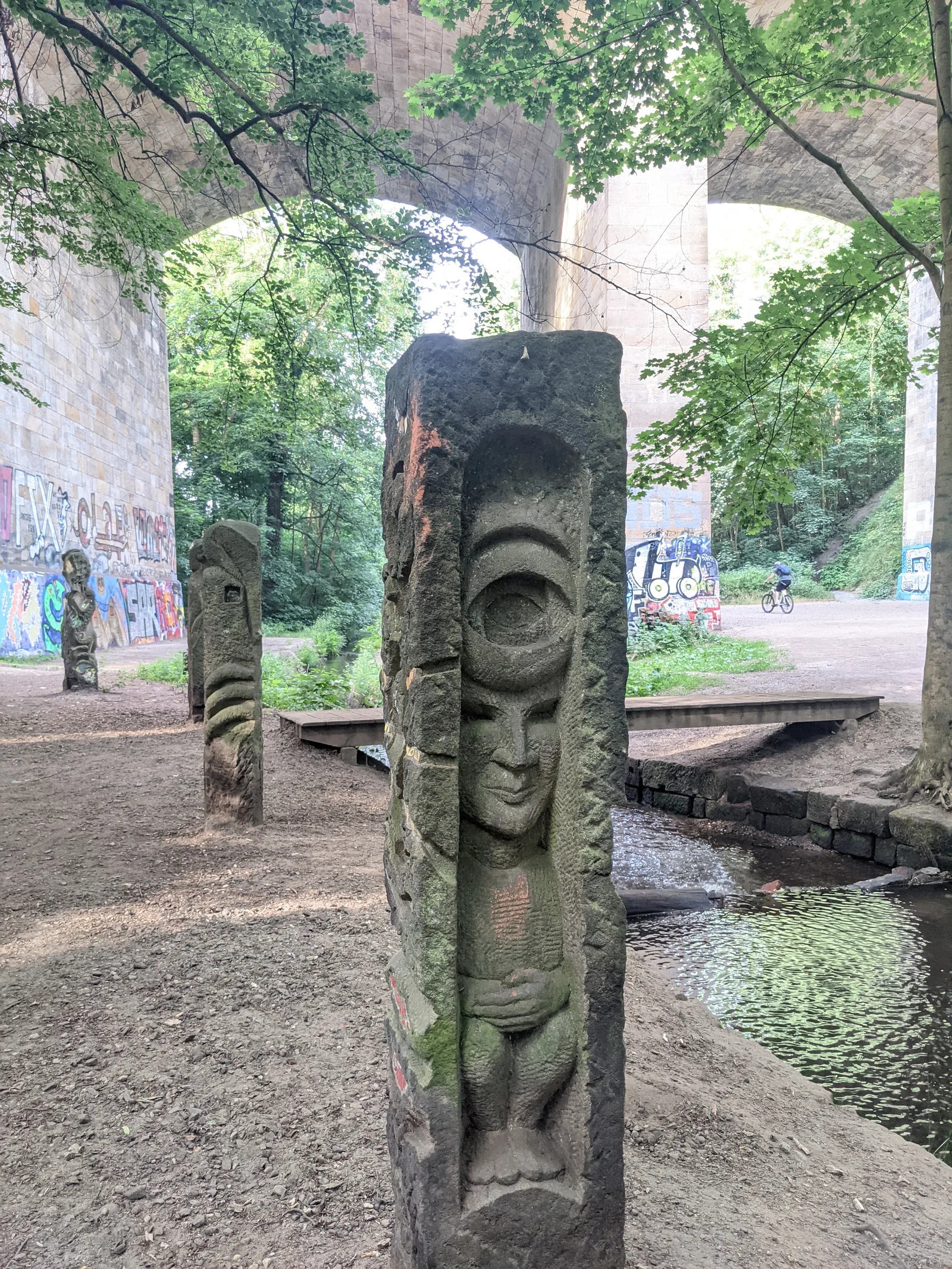 Atmosphere at Skulpturen Park Dresden — travel photo