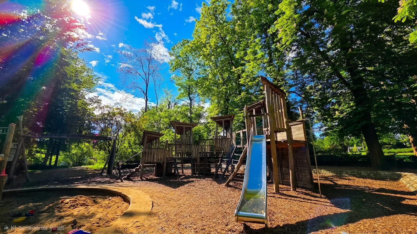 Interior at Spielplatz Beutlerpark Dresden — travel photo