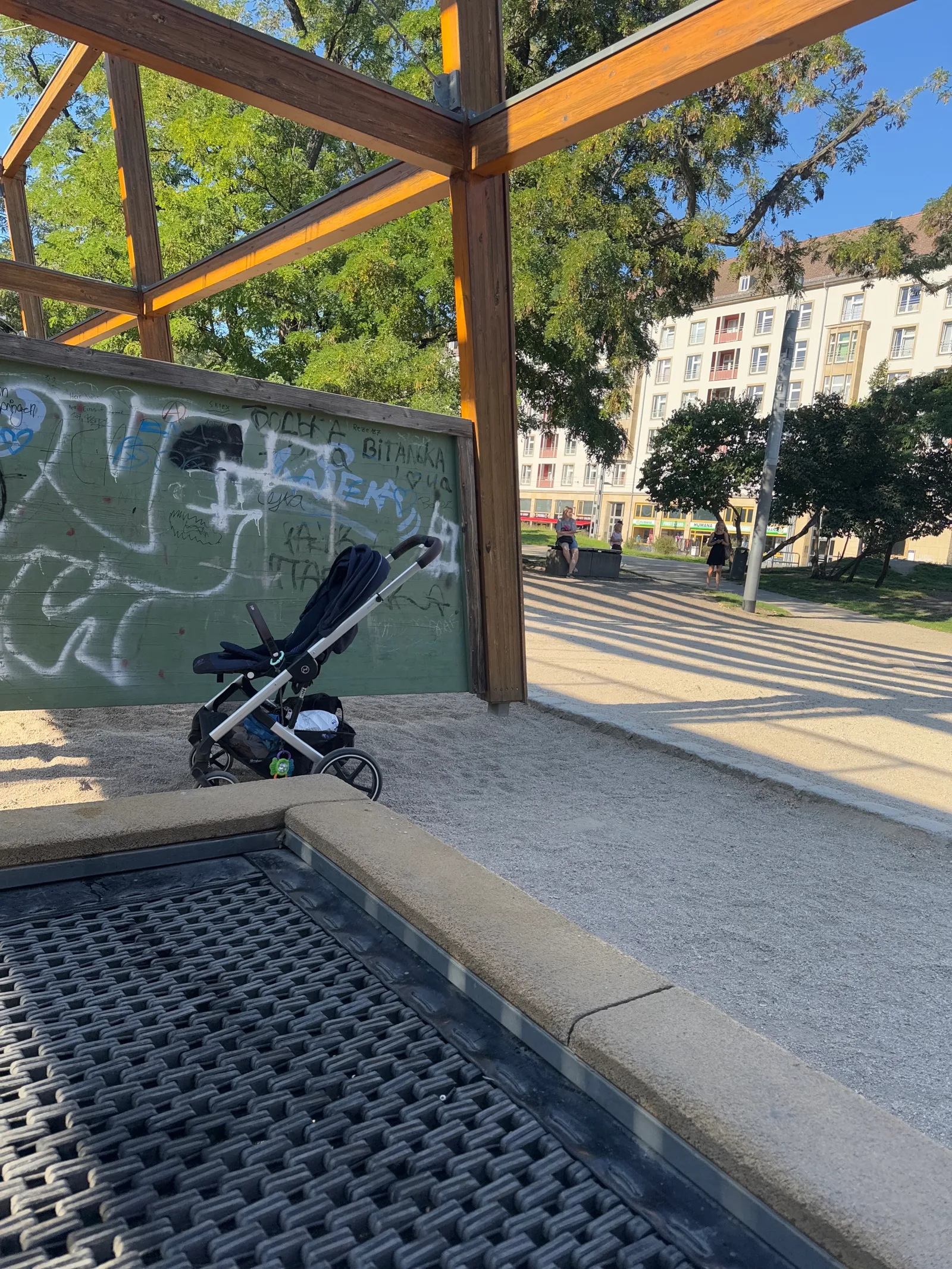 Atmosphere at Spielplatz Wallstraße/Bastion Merkur Dresden — travel photo