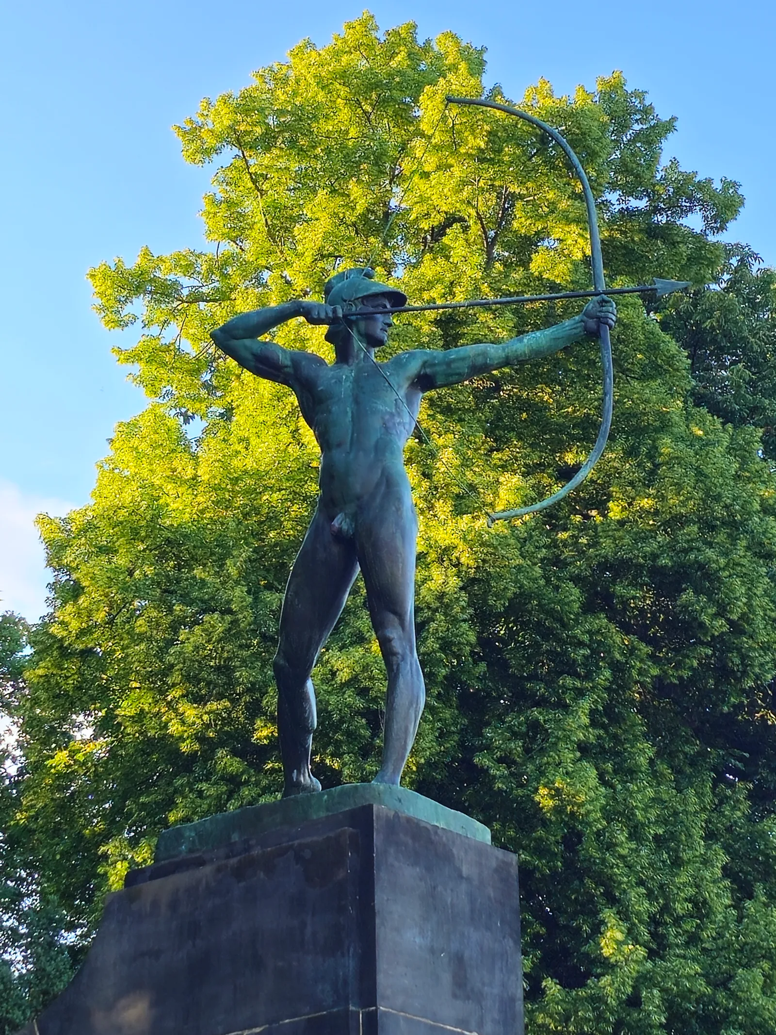 Main view at Staudengarten Dresden — travel photo