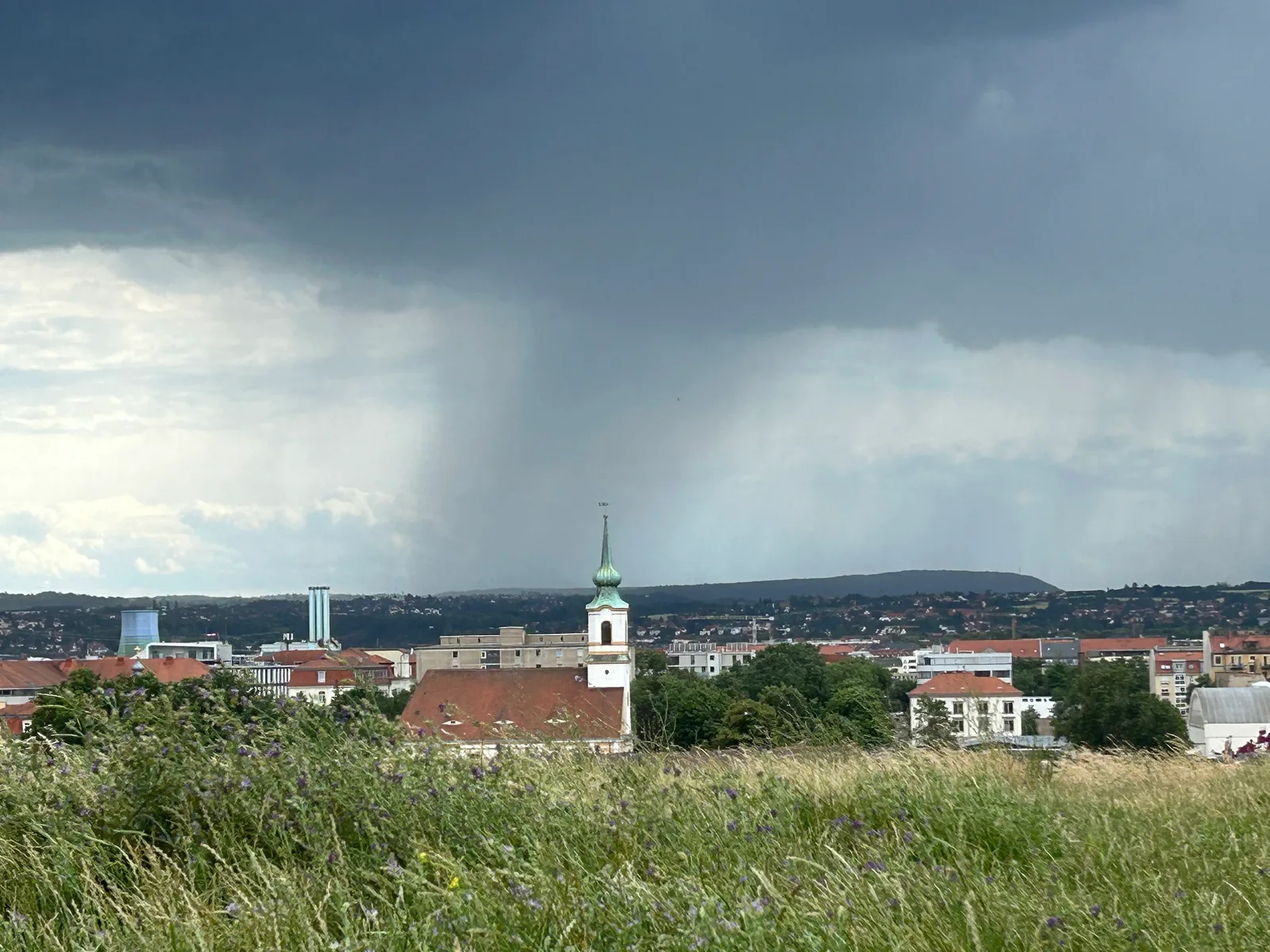 Atmosphere at Trümmerberg Friedrichstadt Dresden — travel photo