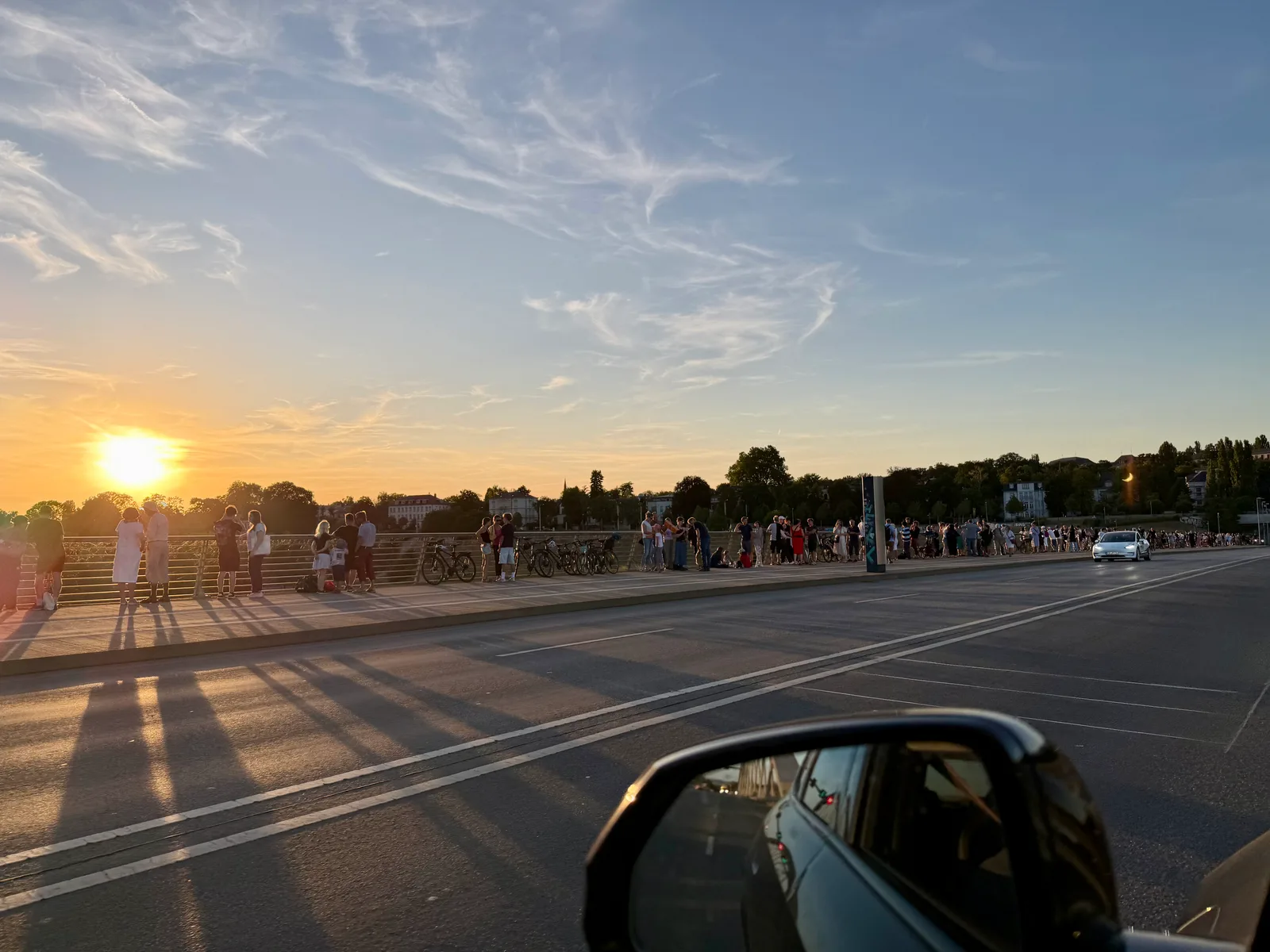 Main view at Waldschlösschen Bridge Dresden — travel photo