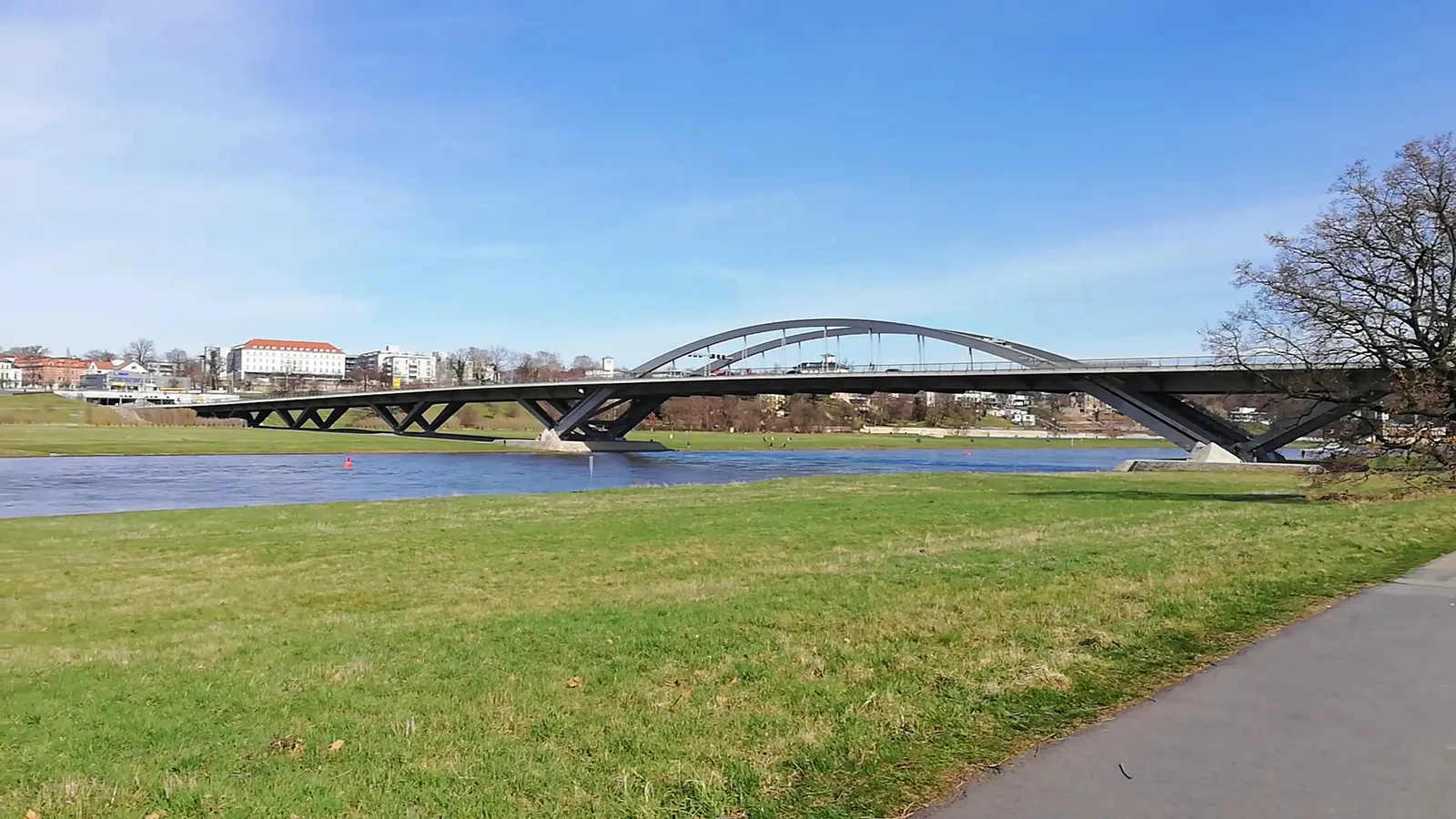 Interior at Waldschlösschen Bridge Dresden — travel photo