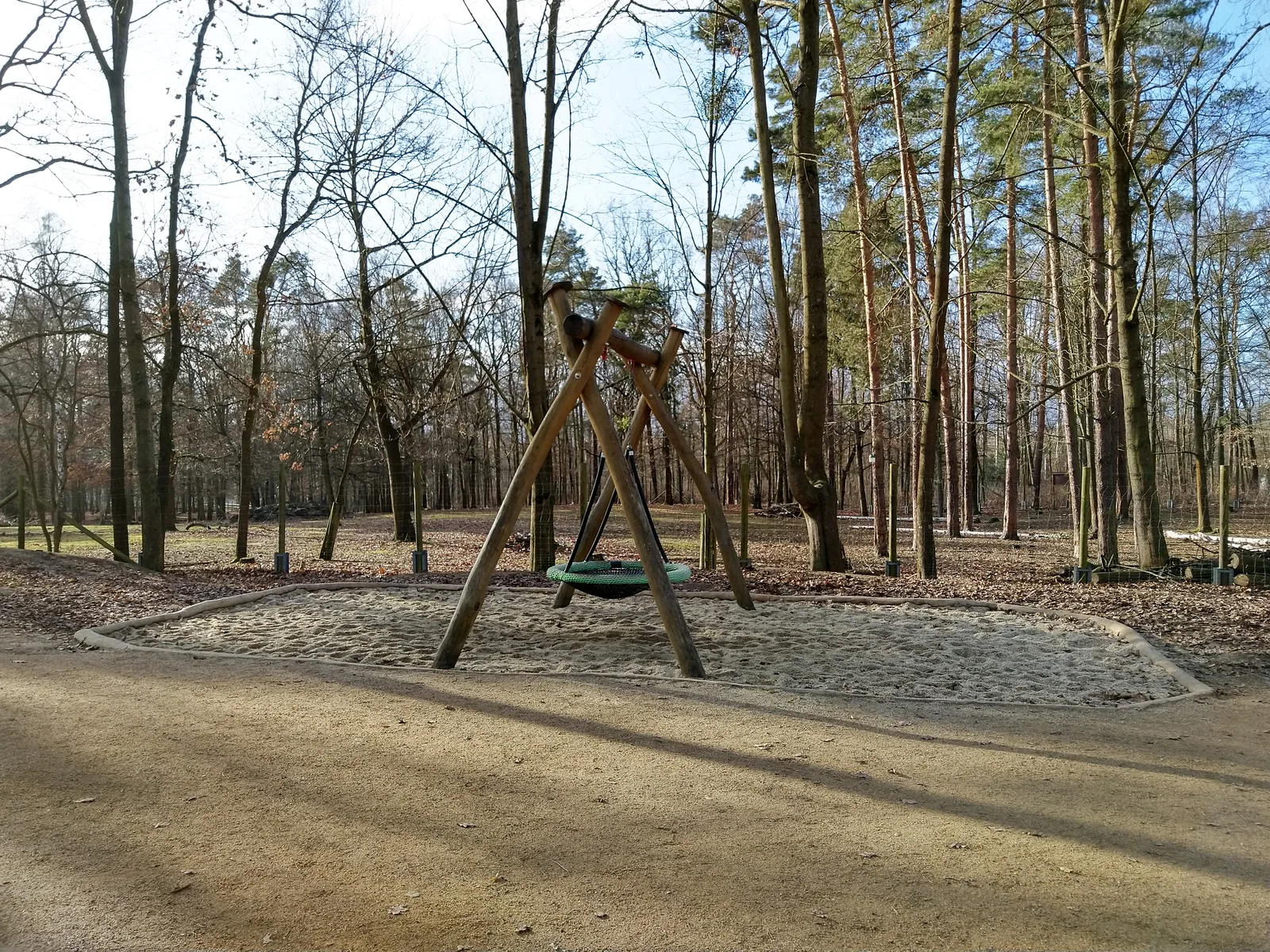 Main view at Waldspielplatz Albertpark Dresden — travel photo