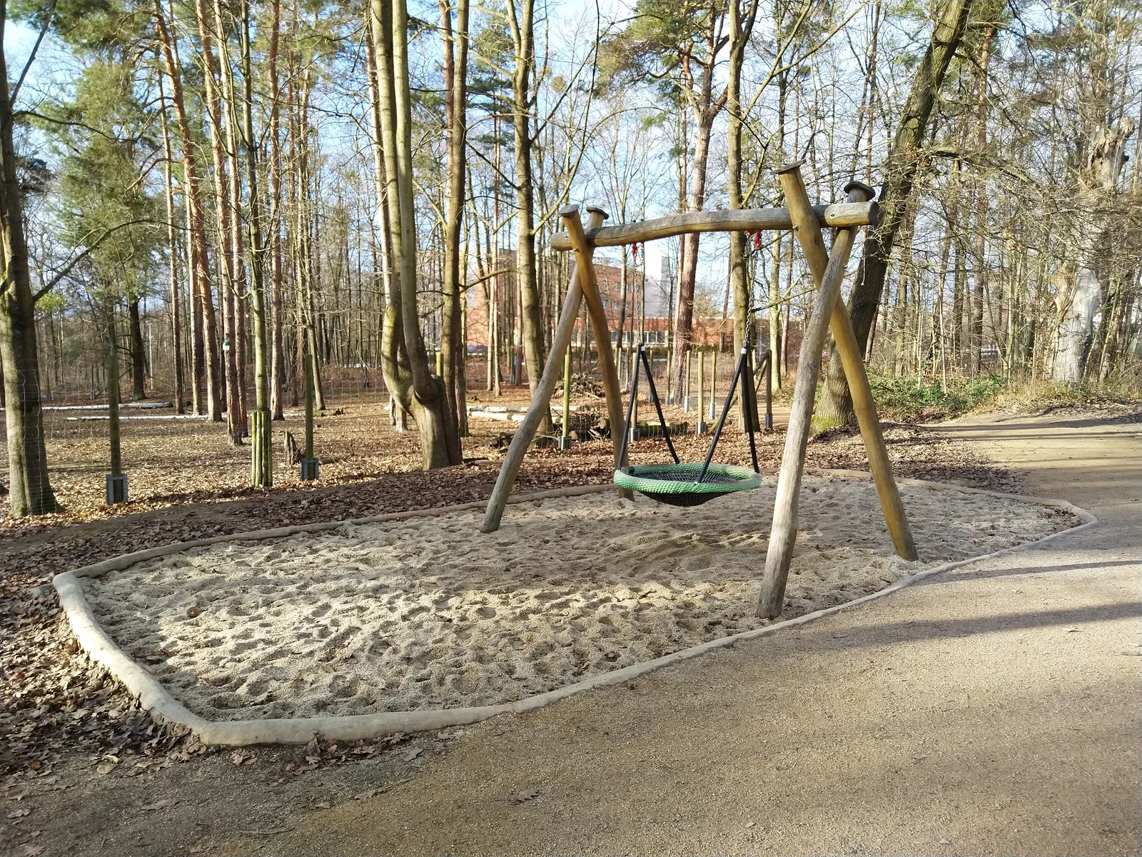 Interior at Waldspielplatz Albertpark Dresden — travel photo