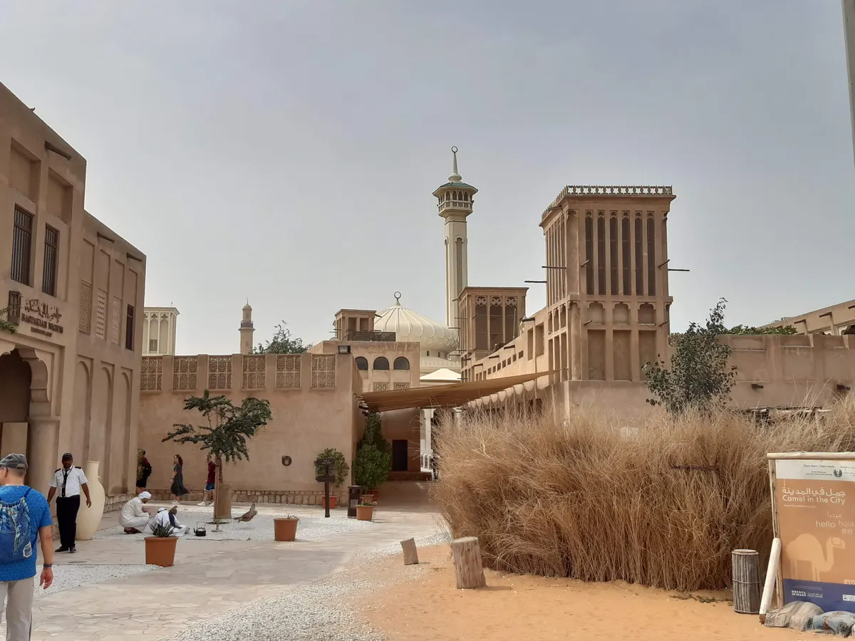 Main view at Al Fahidi Historical Neighbourhood Dubai — travel photo