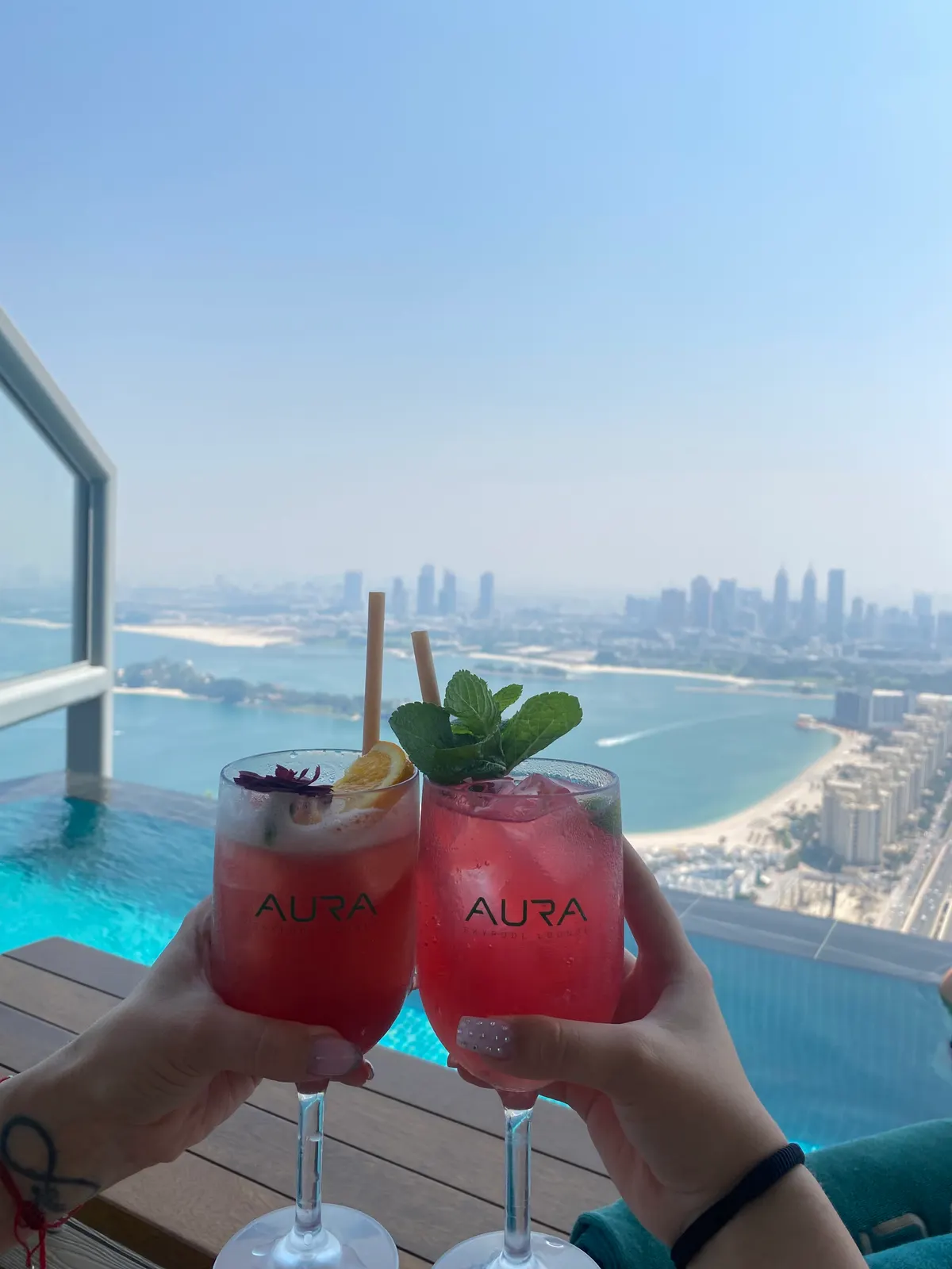 Interior at AURA SKYPOOL Dubai Dubai — travel photo