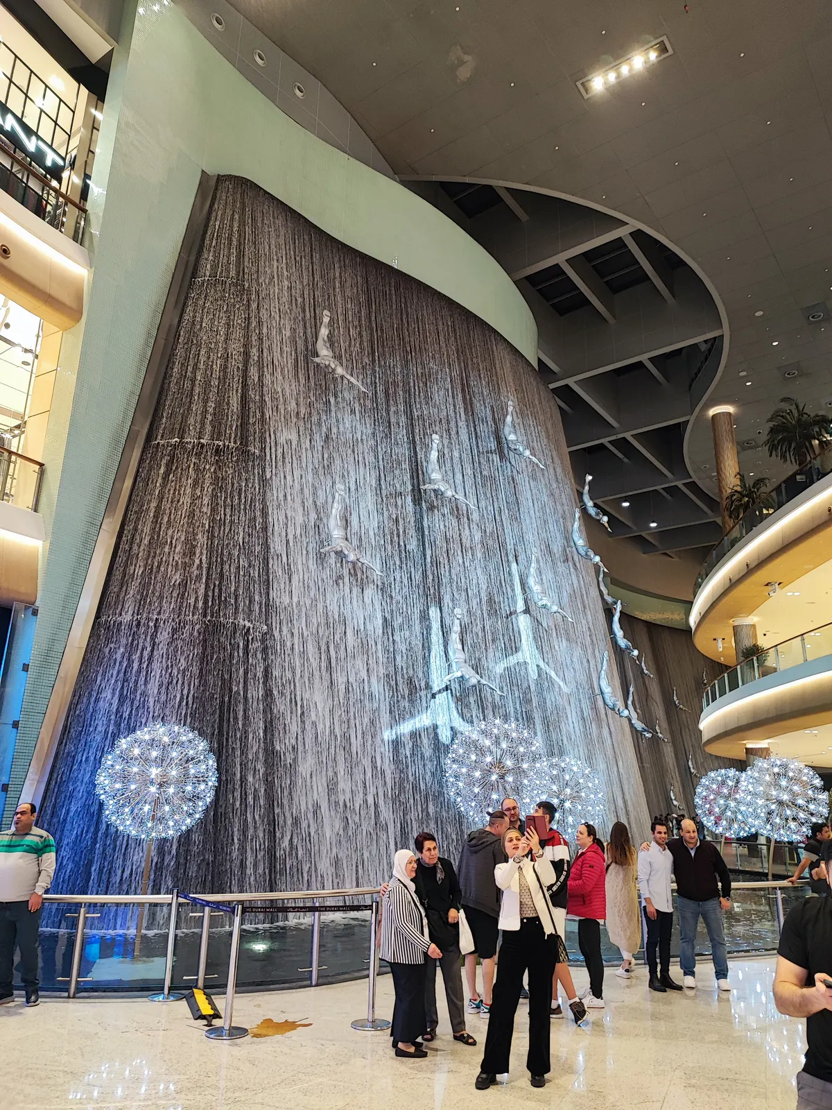 Main view at Infinity des Lumières Dubai — travel photo