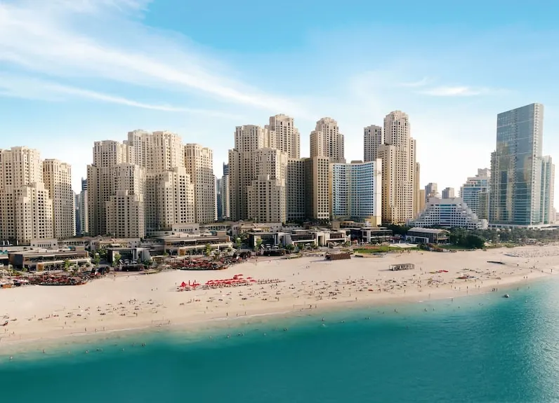 Main view at JBR Beach Dubai Dubai — travel photo