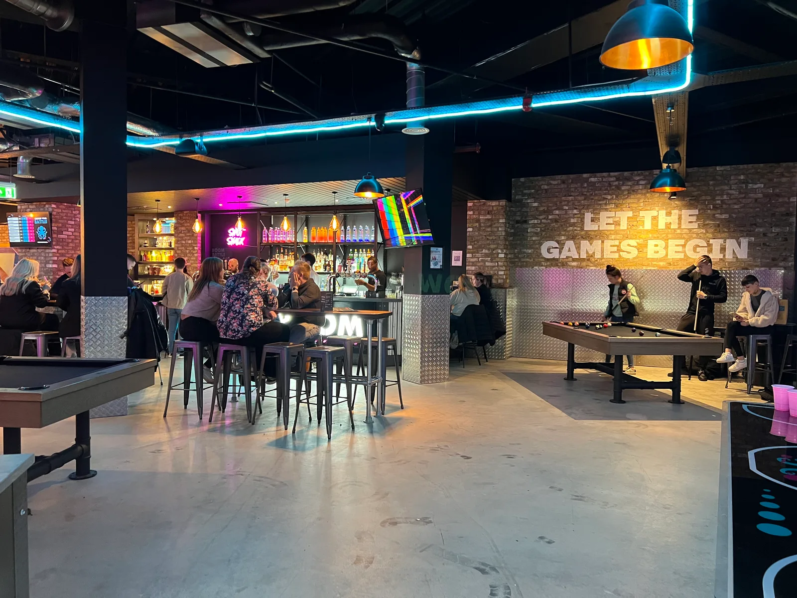 Main view at Boom Battle Bar Edinburgh Edinburgh — travel photo