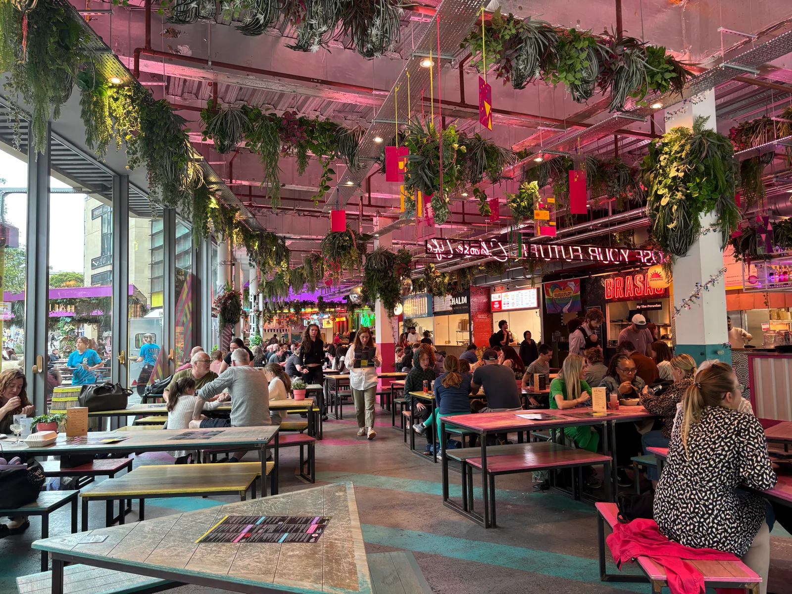 Interior at Edinburgh Street Food Edinburgh — travel photo