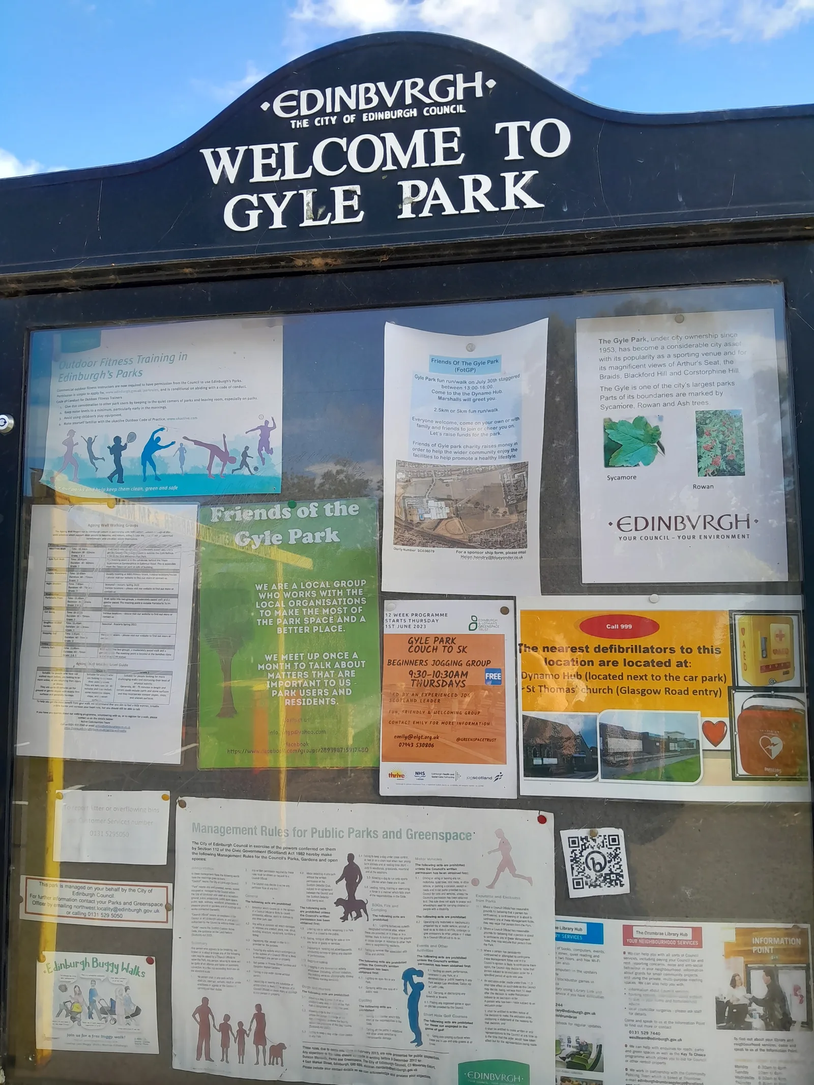 Details at Gyle Park Edinburgh — travel photo