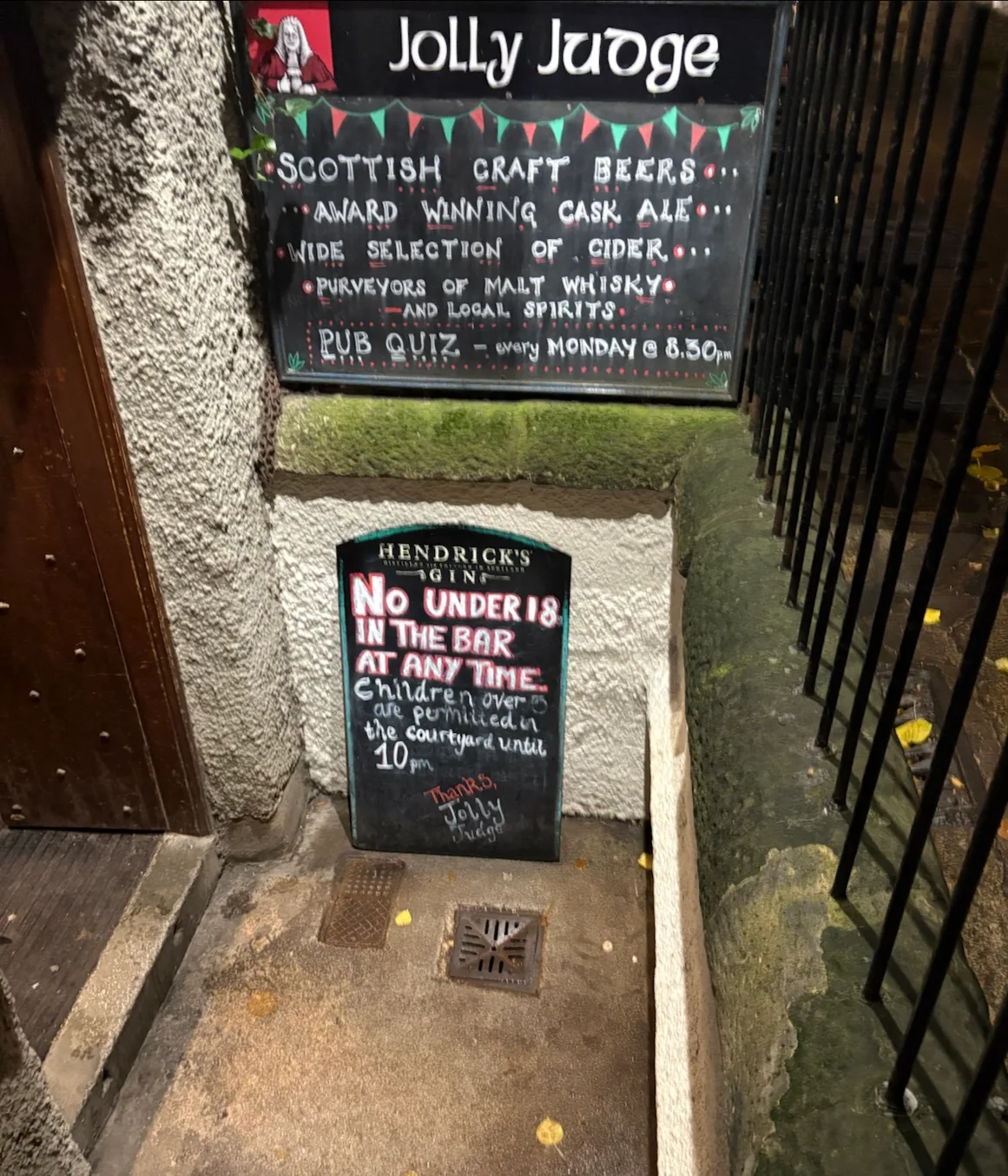 Main view at Jolly Judge Edinburgh — travel photo