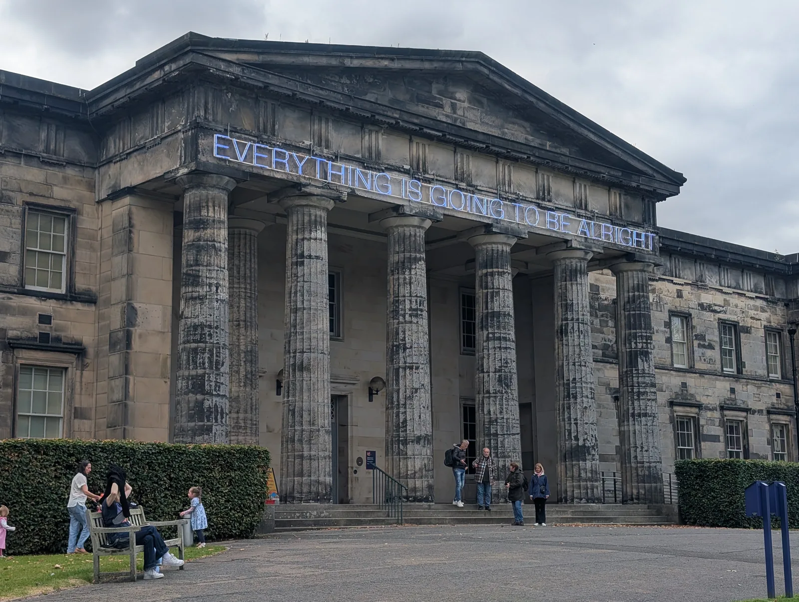 Main view at National Galleries Scotland: Modern One Edinburgh — travel photo