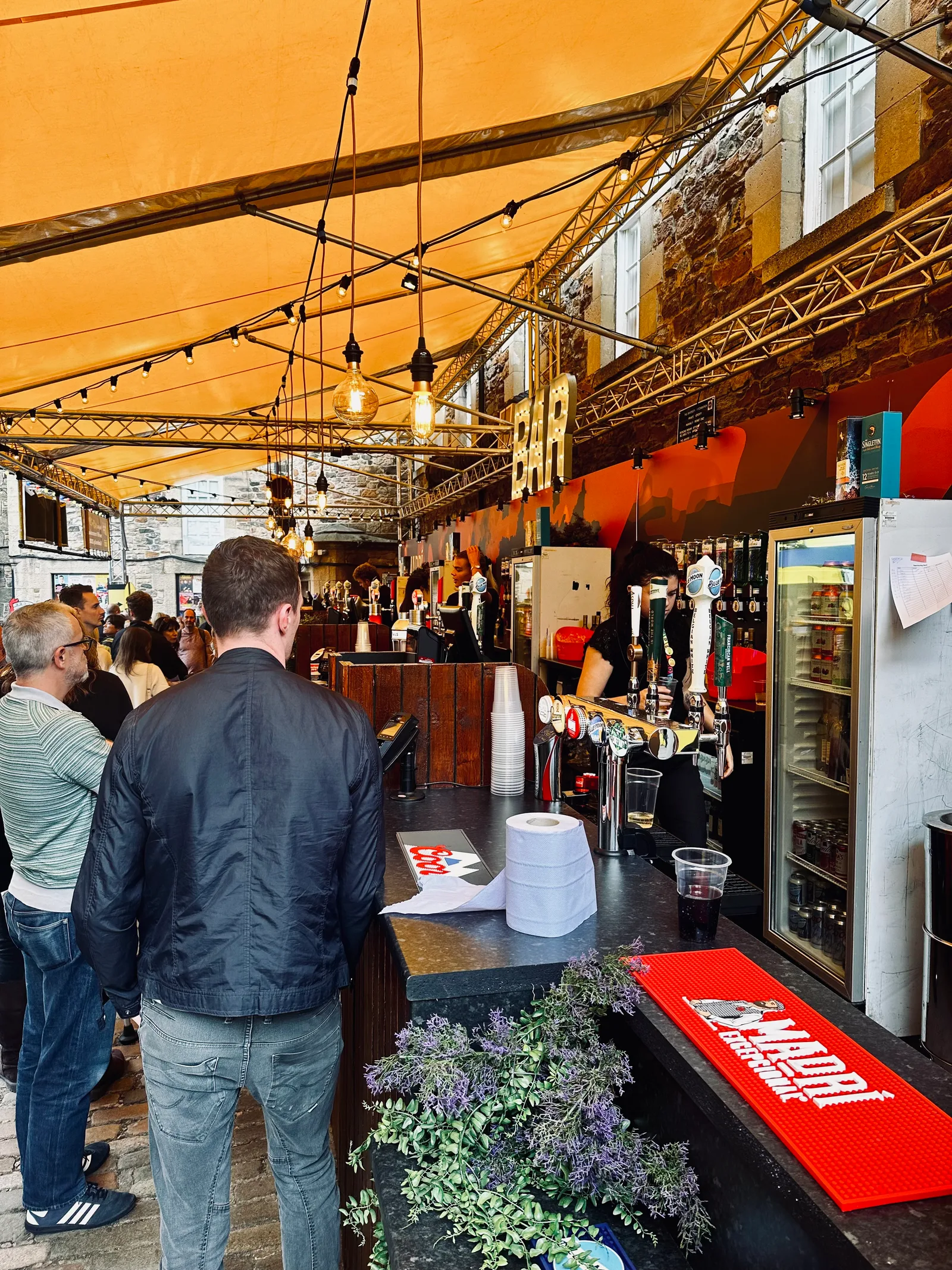 Details at Pleasance Courtyard Edinburgh — travel photo