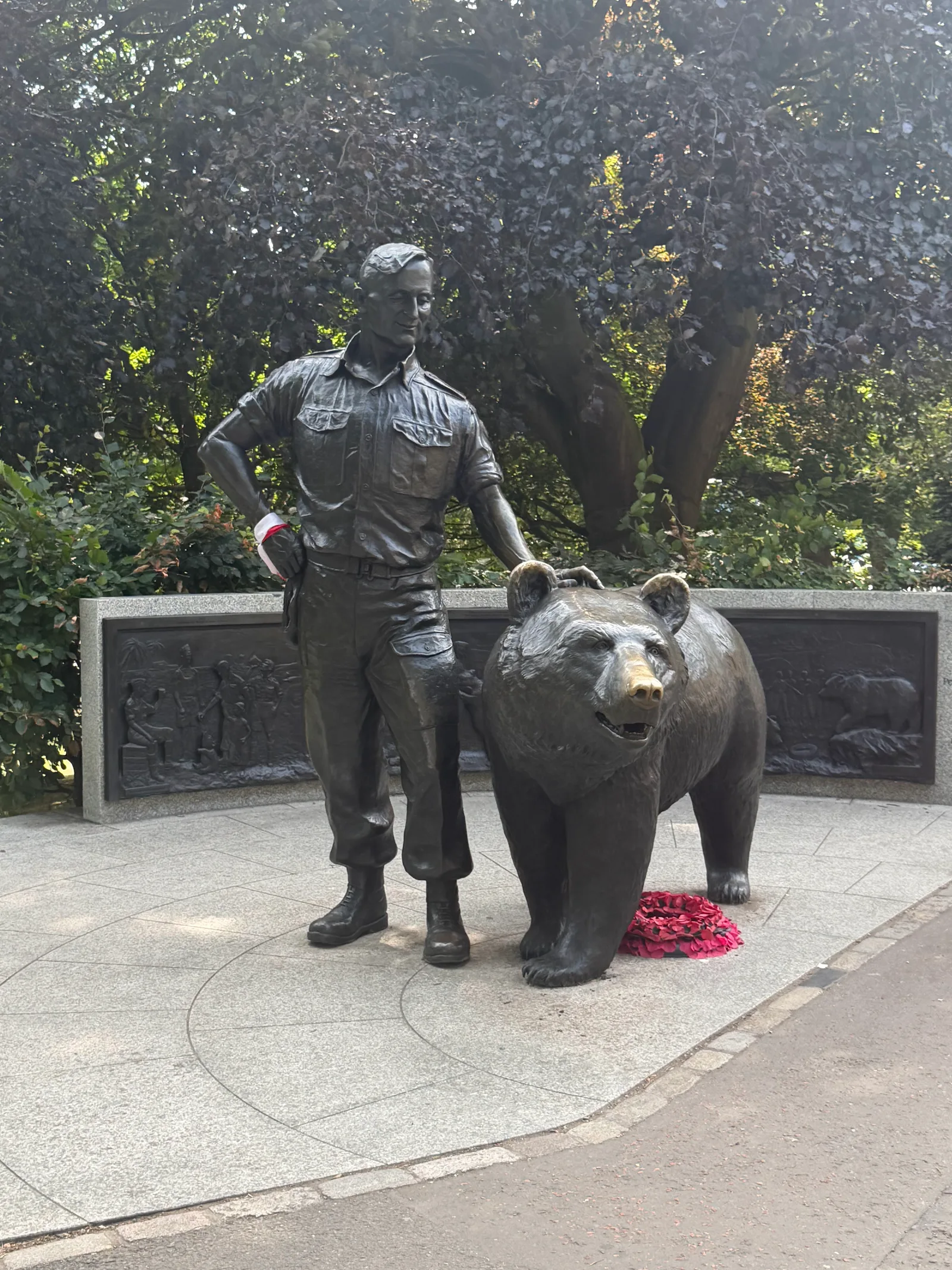 Details at Princes Street Gardens Playground Edinburgh — travel photo