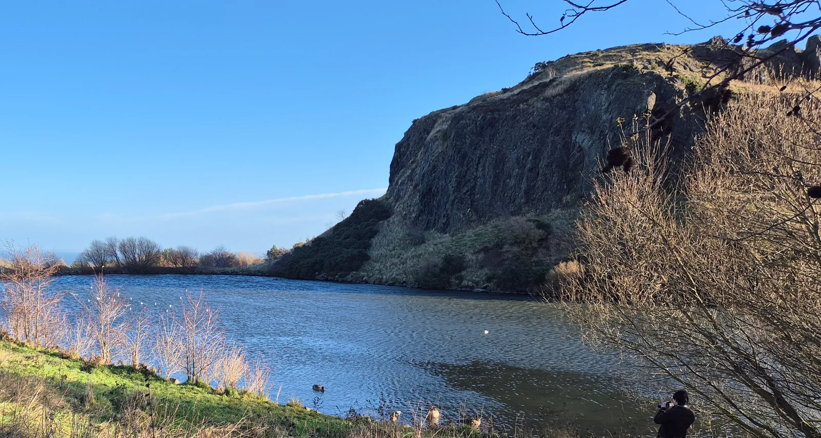 Atmosphere at Salisbury Crags Edinburgh — travel photo