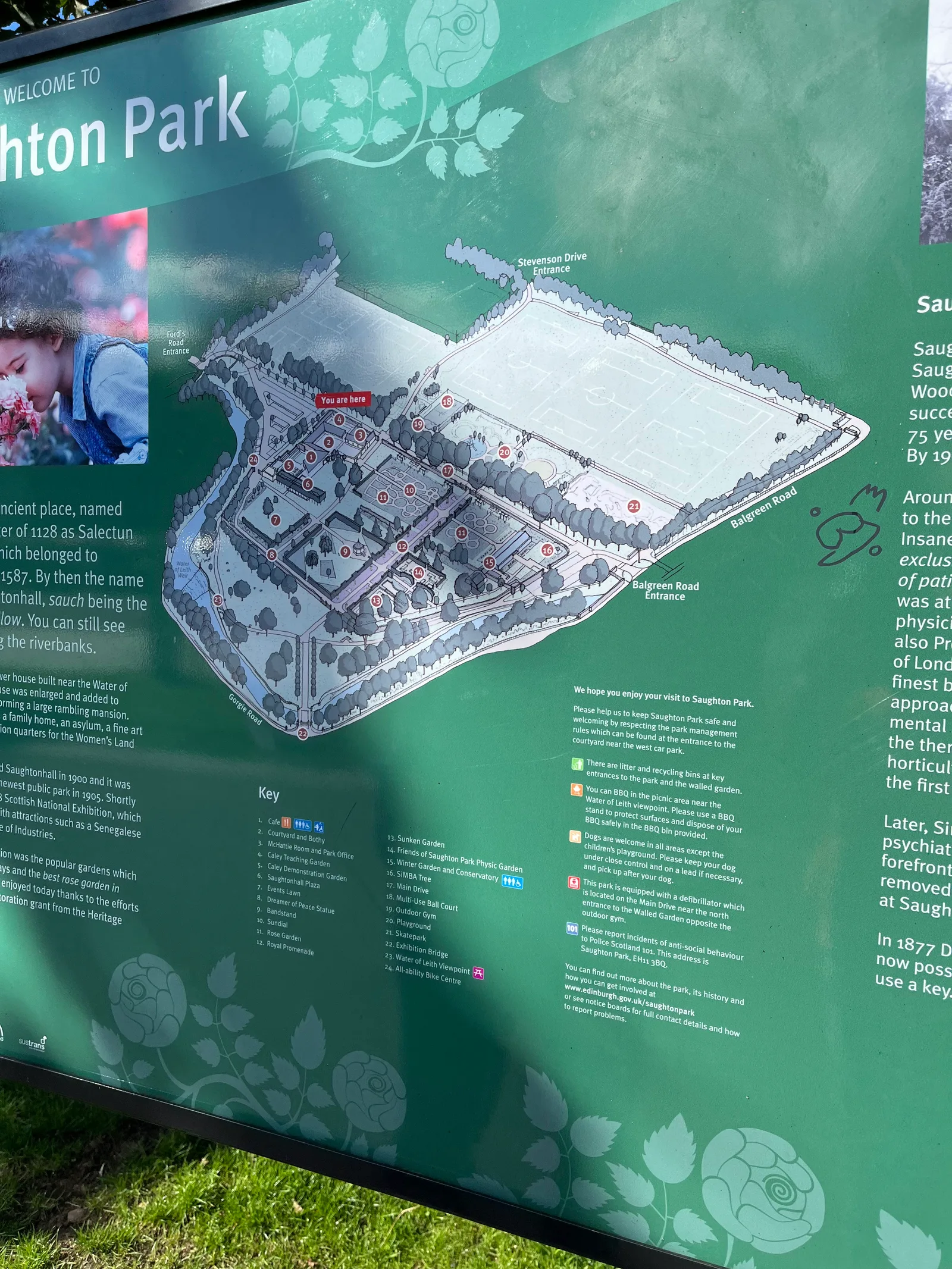 Interior at Saughton Park Edinburgh — travel photo