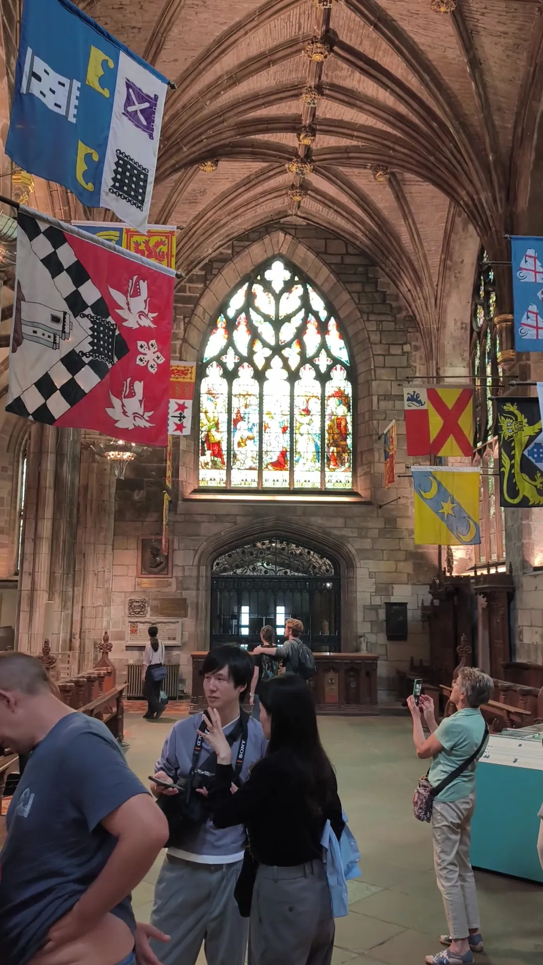 Main view at St Giles' Cathedral Edinburgh — travel photo