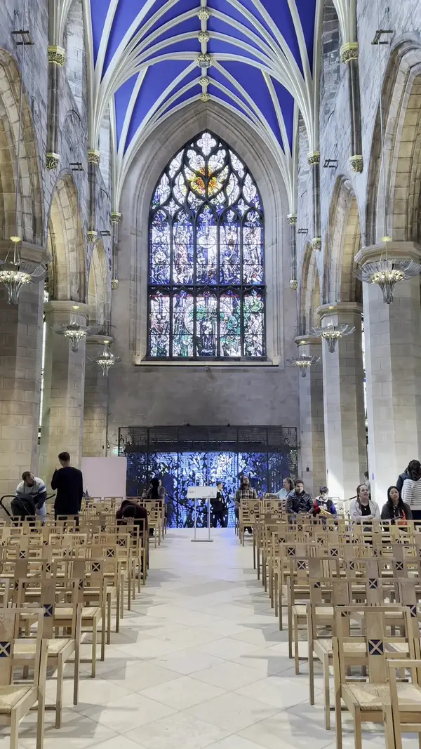 Details at St Giles' Cathedral Edinburgh — travel photo