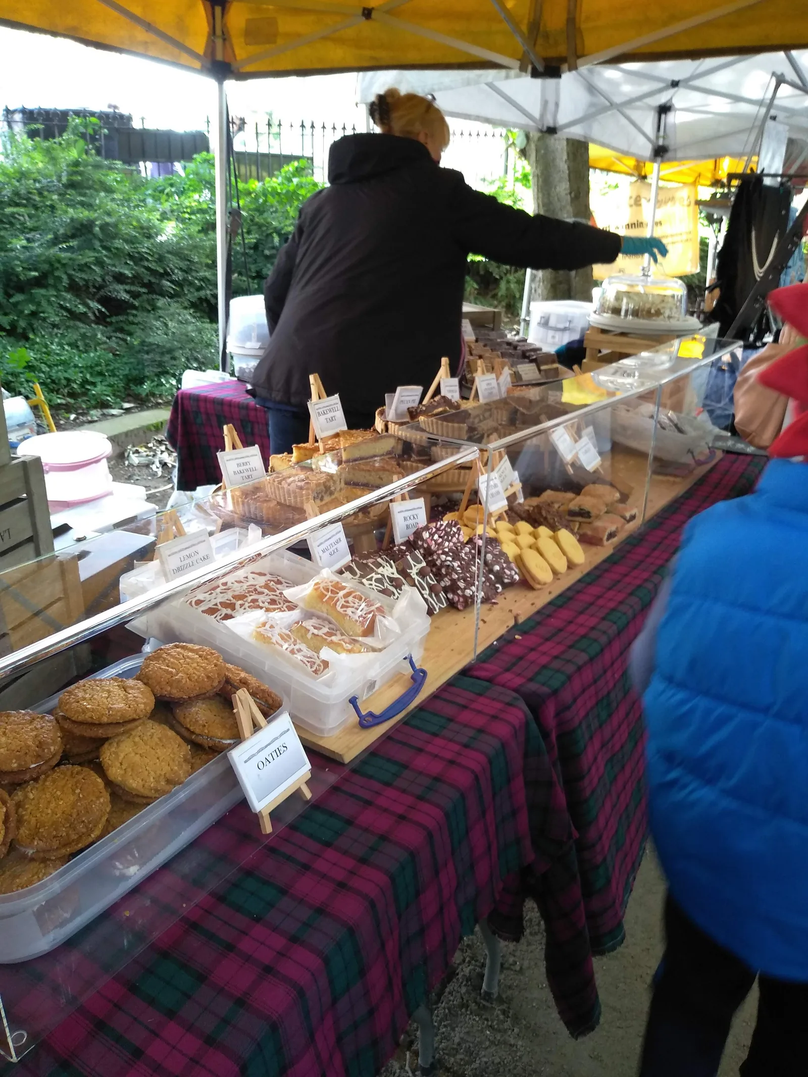 Details at Stockbridge Market Edinburgh — travel photo