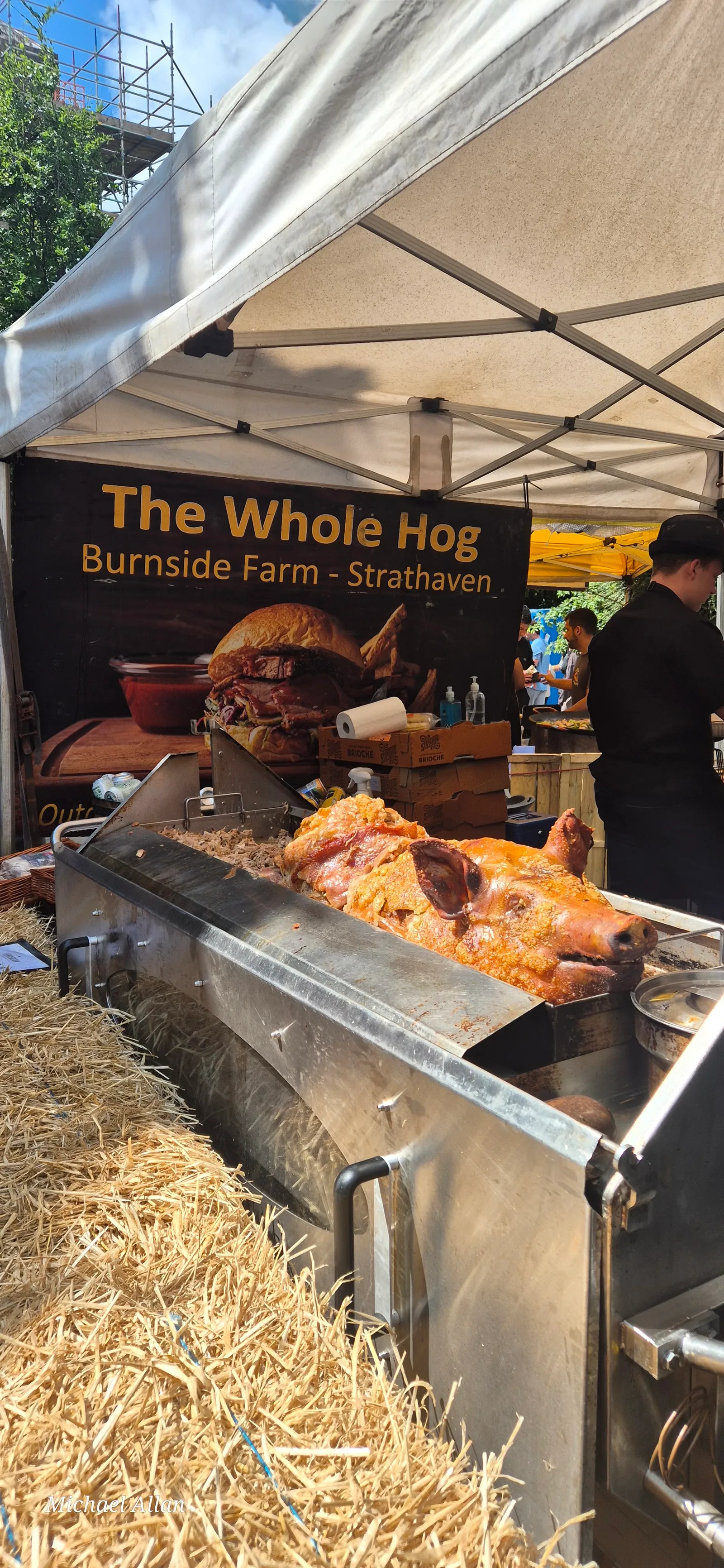 Atmosphere at Stockbridge Market Edinburgh — travel photo