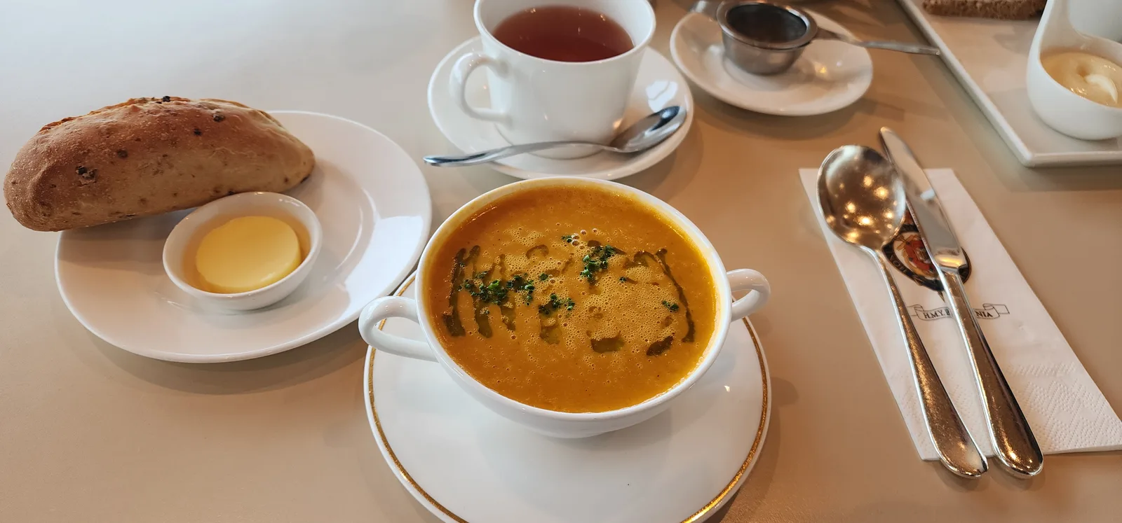 Interior at The Royal Yacht Britannia Edinburgh — travel photo
