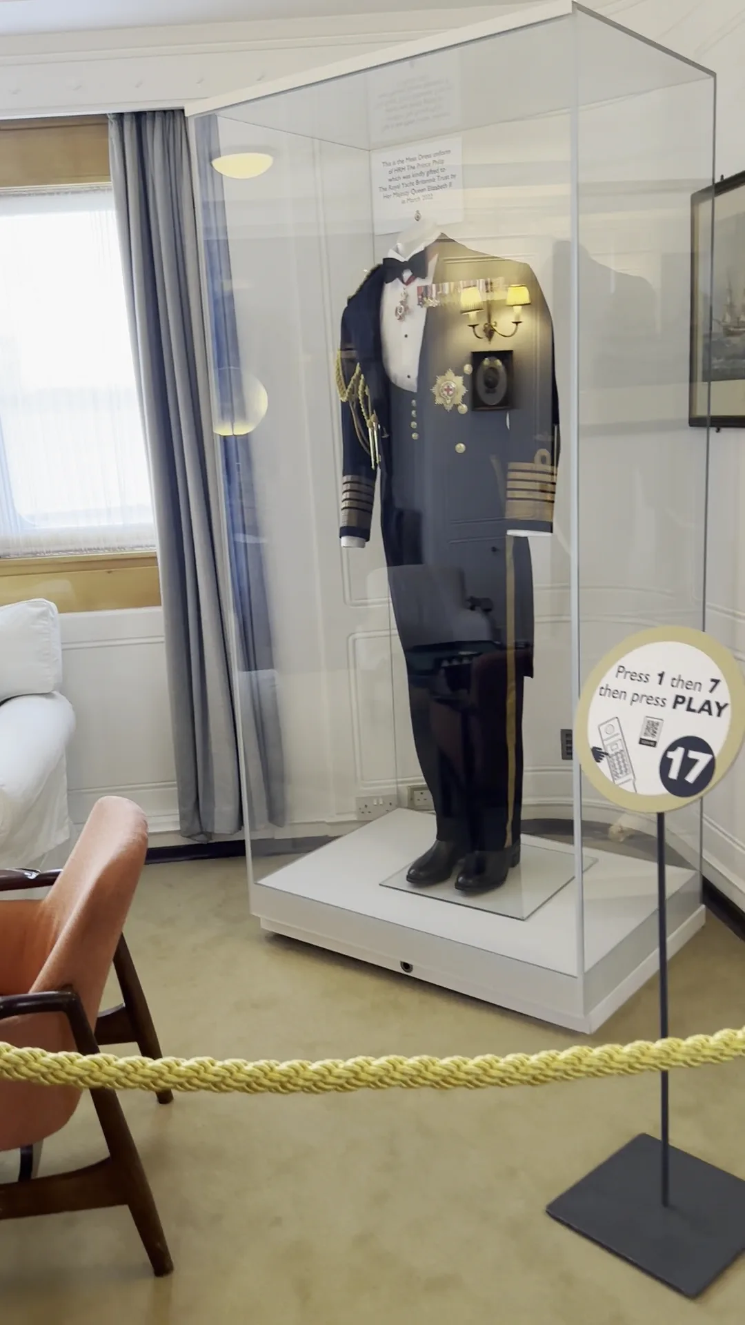Atmosphere at The Royal Yacht Britannia Edinburgh — travel photo