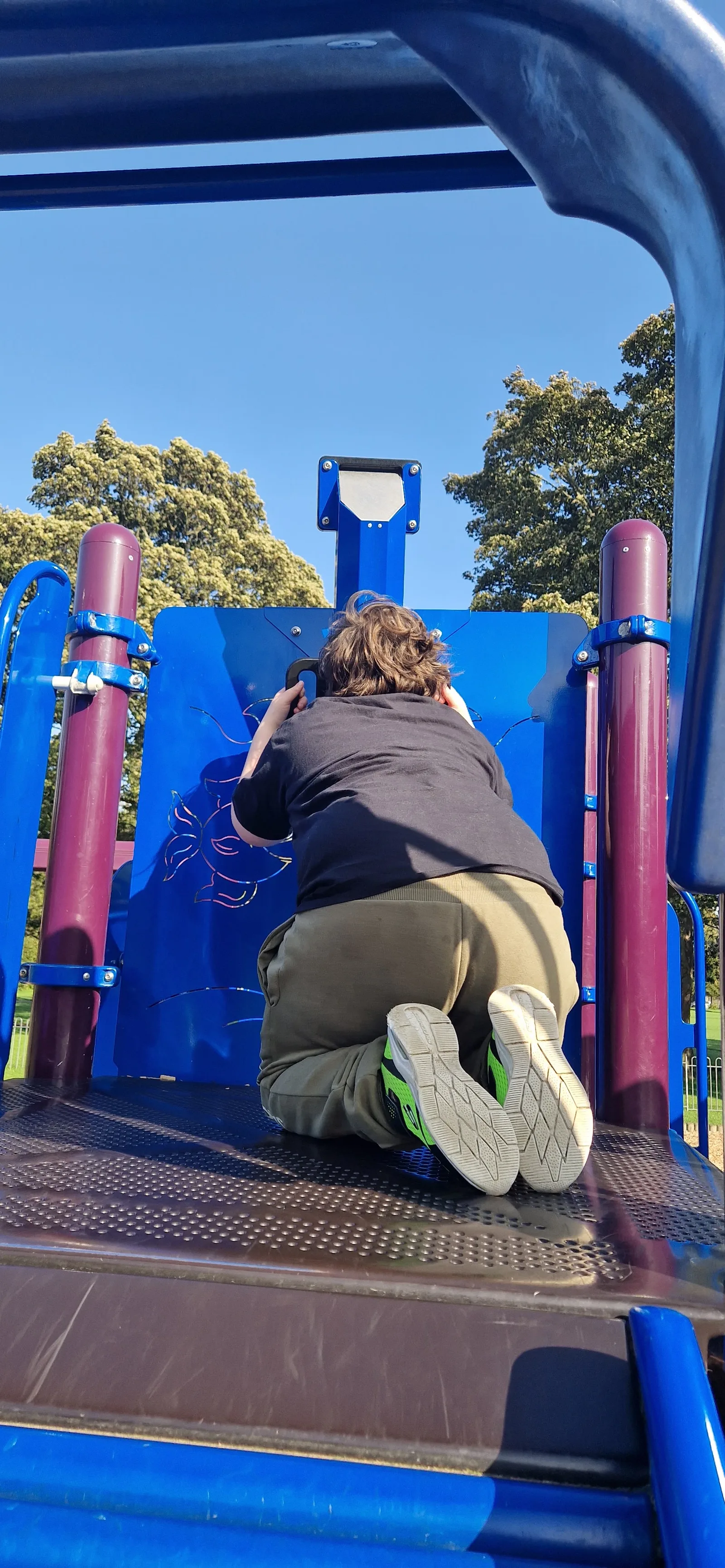 Details at Victoria Park Children's Play Area Edinburgh — travel photo