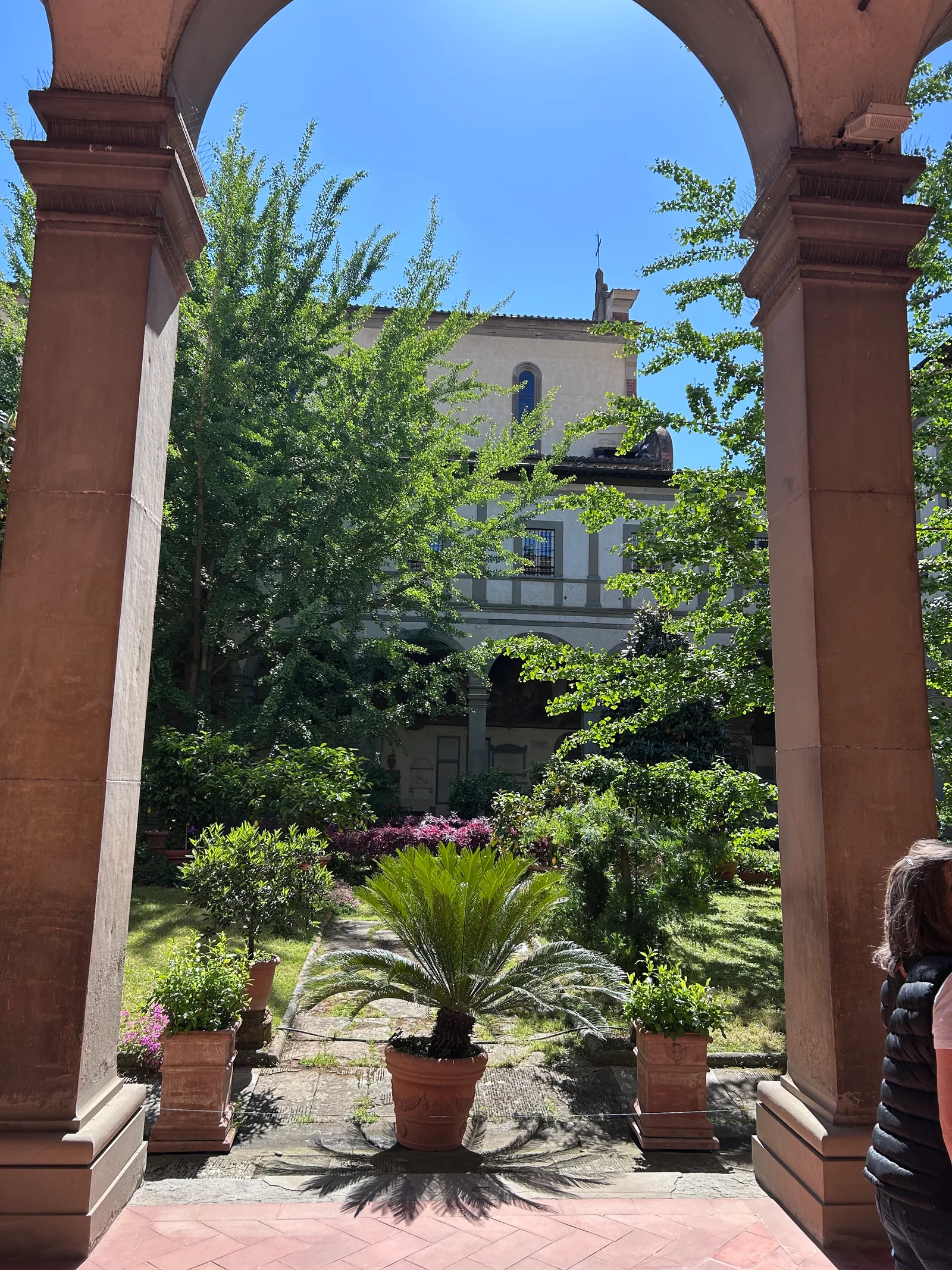 Details at Basilica di Santo Spirito Florence — travel photo