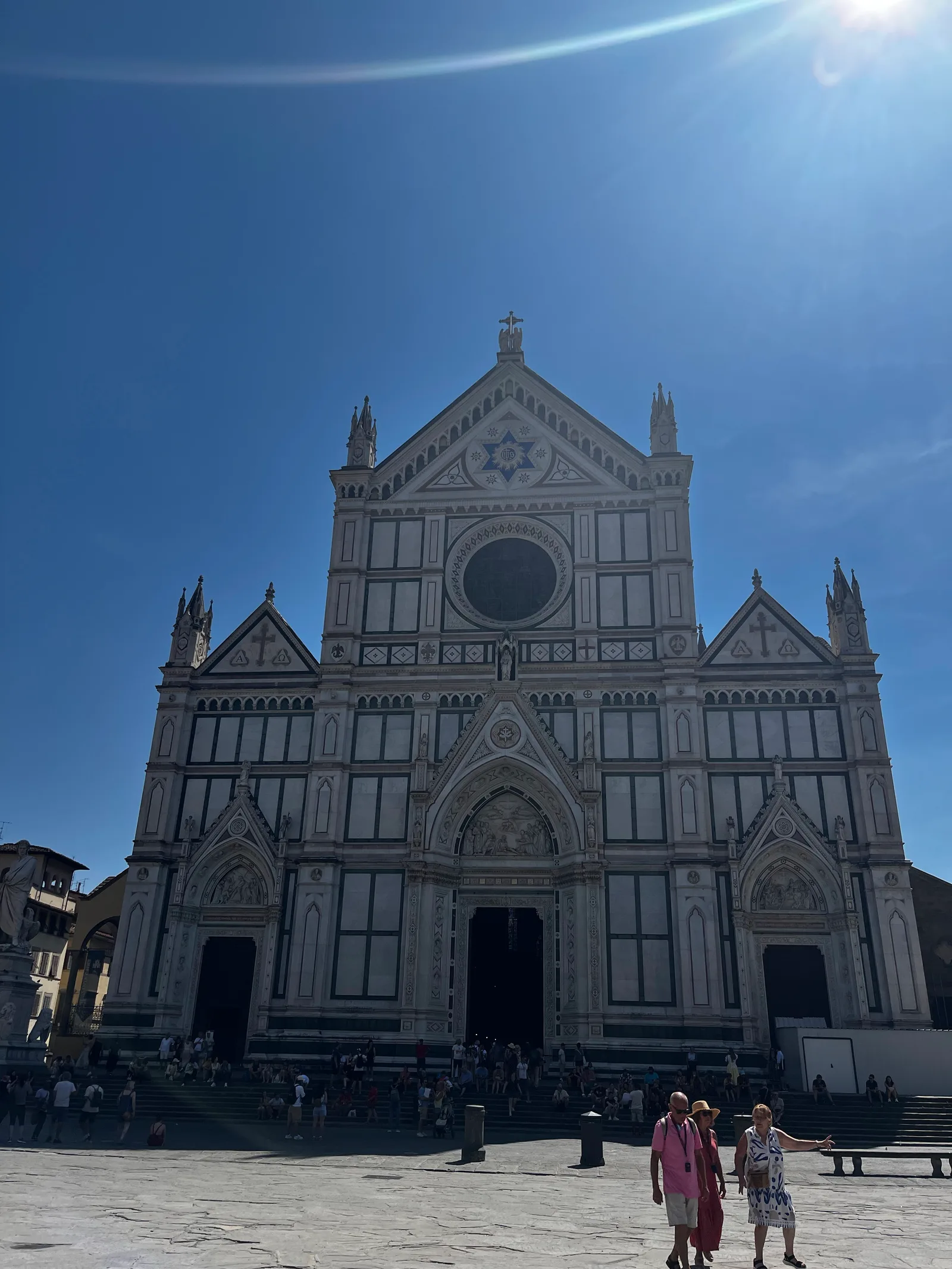 Main view at Basilica of Santa Croce in Florence Florence — travel photo