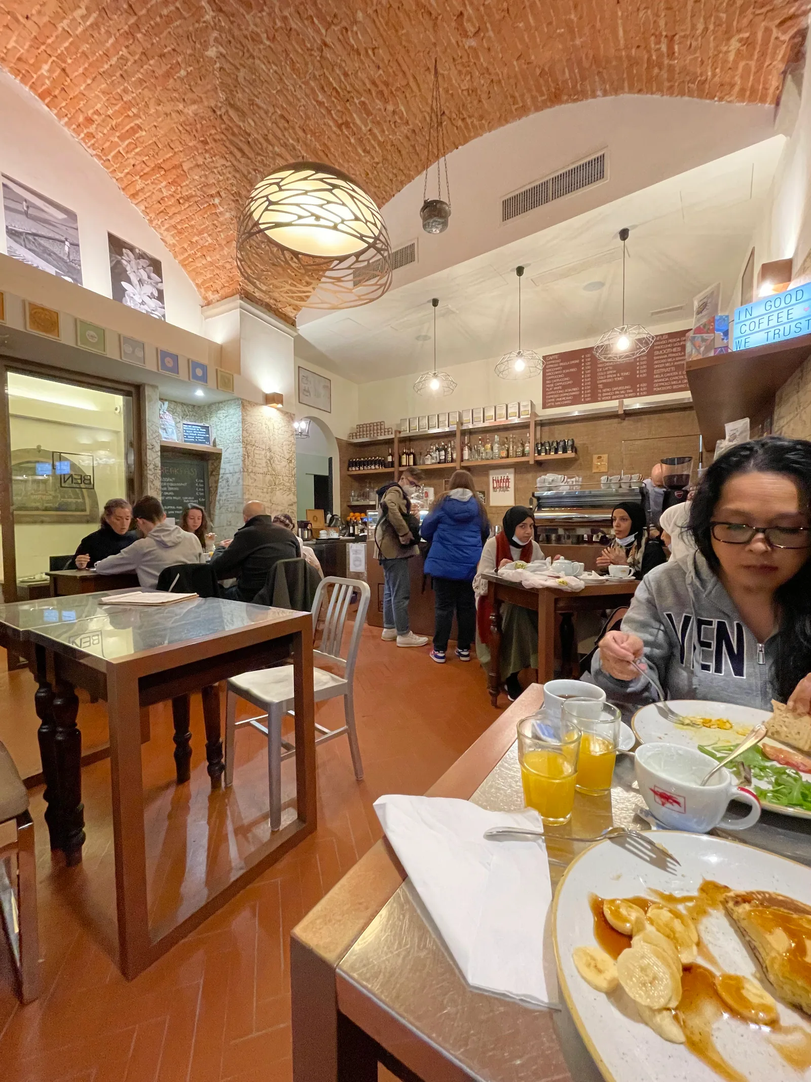 Details at BEN Caffè Florence — travel photo