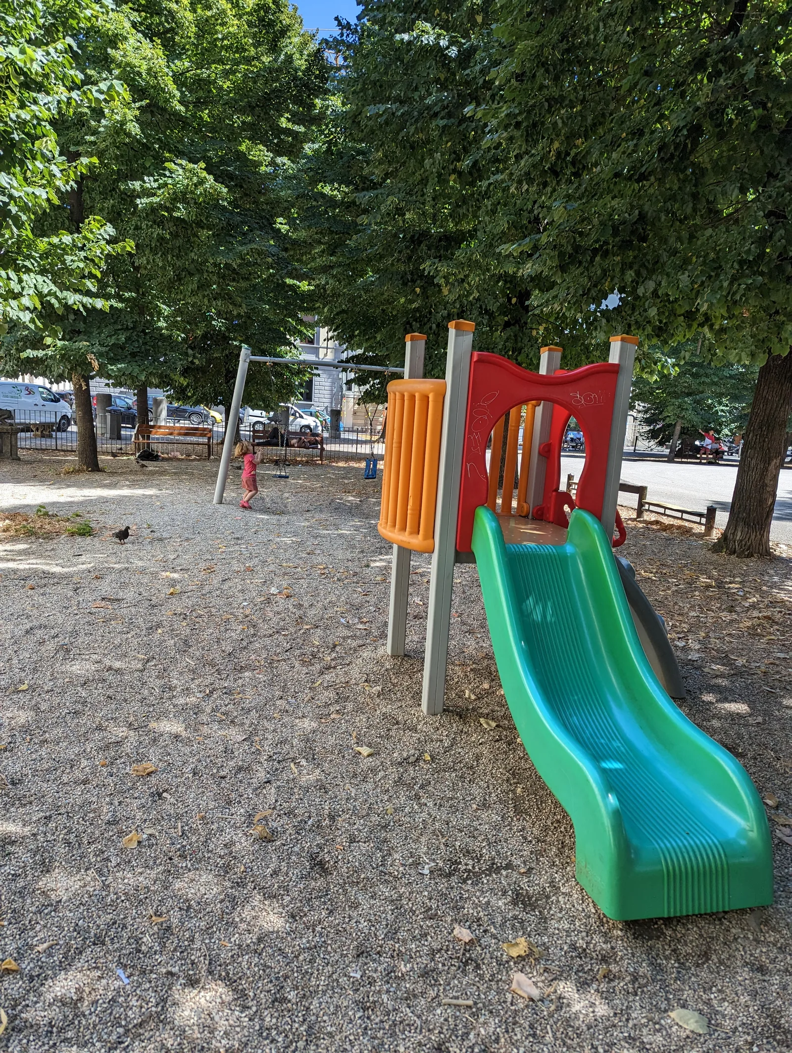 Details at Children's playground Florence — travel photo