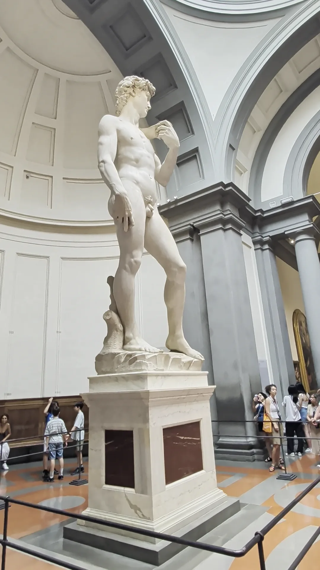 Main view at Galleria dell’Accademia di Firenze Florence — travel photo