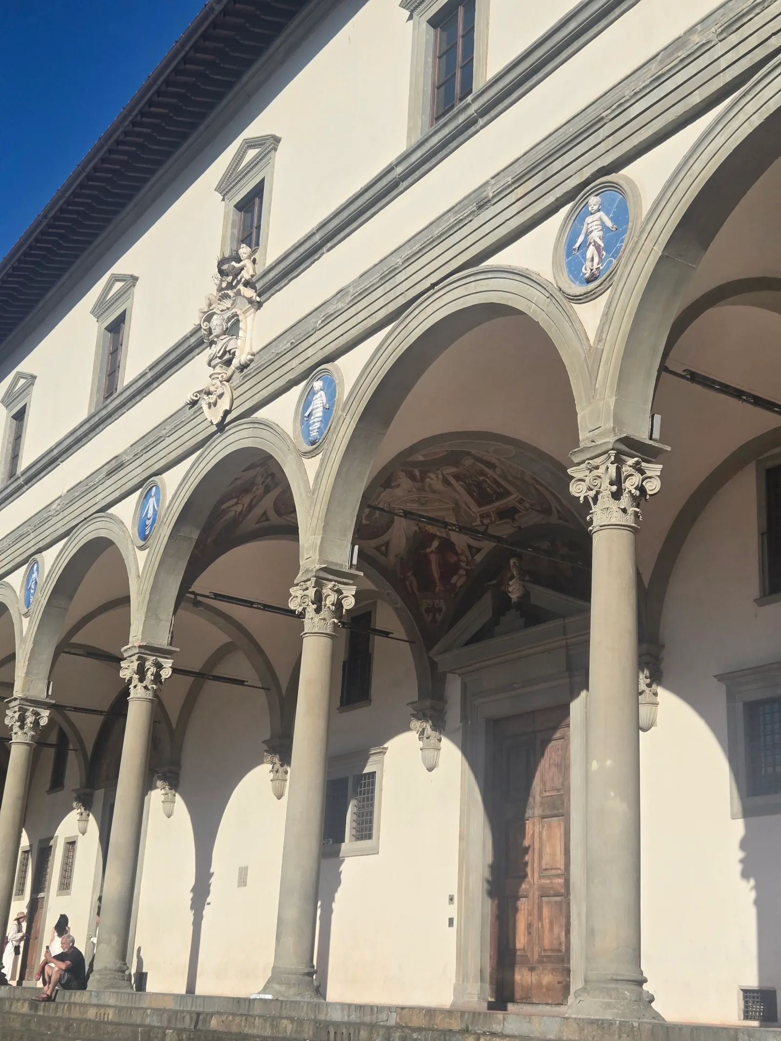 Details at Museo degli Innocenti Florence — travel photo
