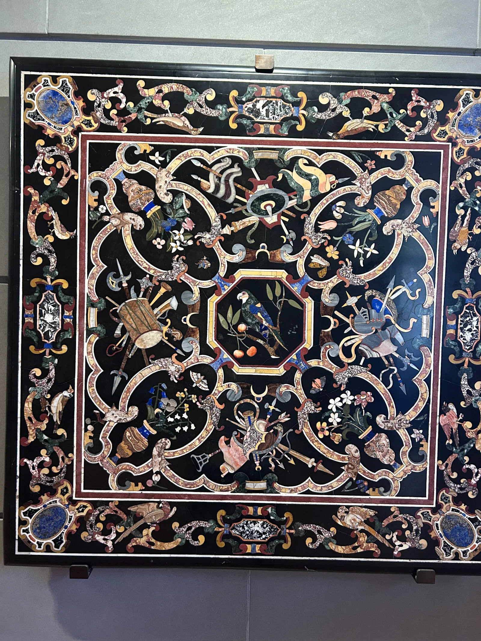 Details at Opificio delle Pietre Dure Florence — travel photo