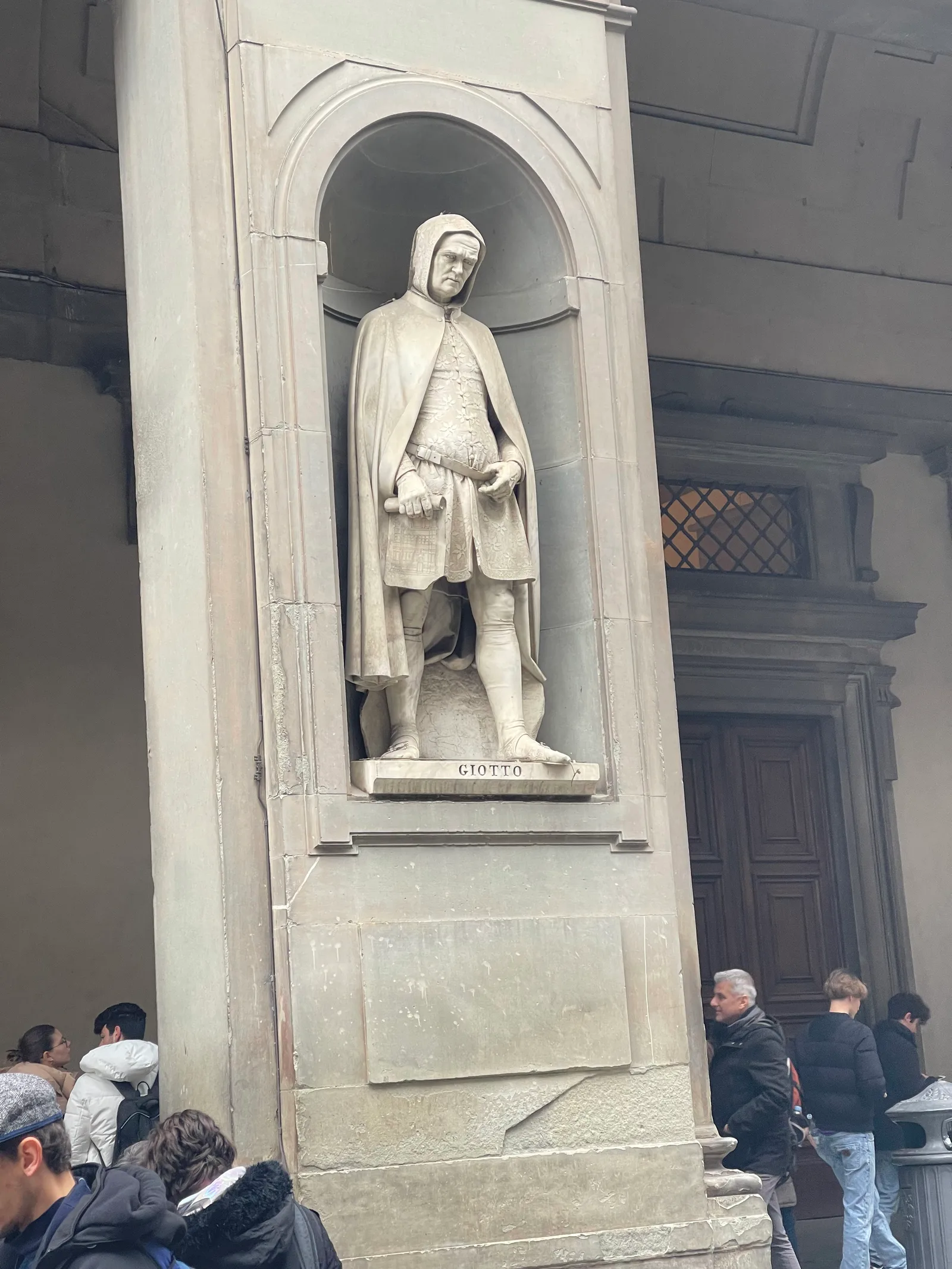 Interior at Perseus with the head of Medusa Florence — travel photo