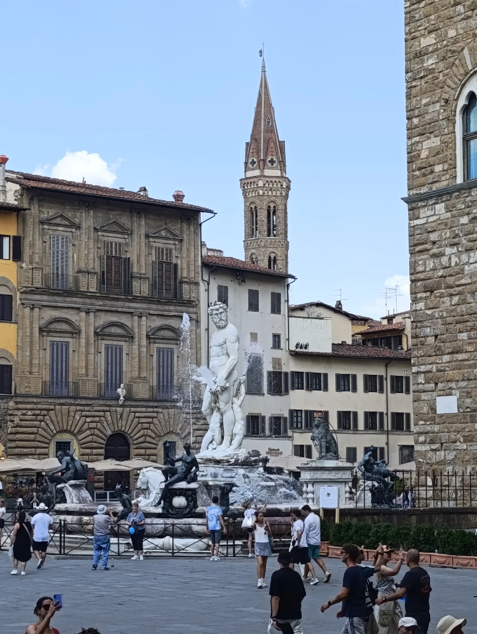 Details at Piazza della Signoria Florence — travel photo