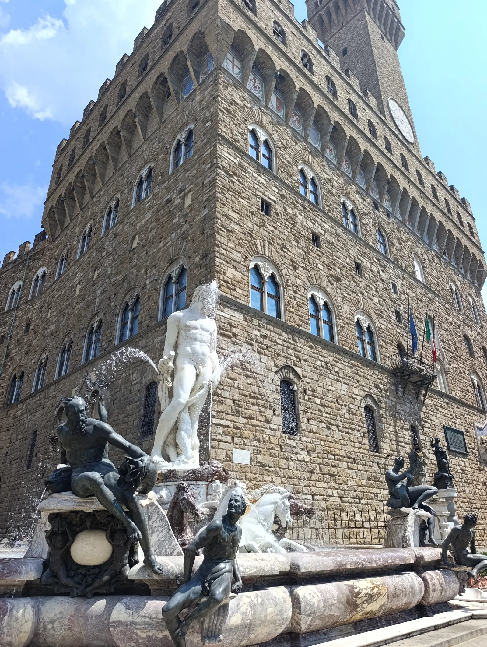 Atmosphere at Piazza della Signoria Florence — travel photo