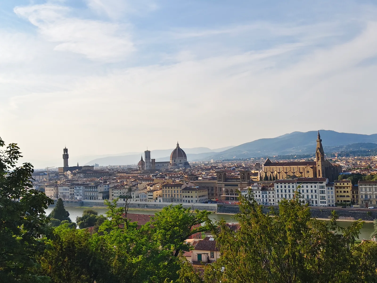 Atmosphere at Piazzale Michelangelo Florence — travel photo
