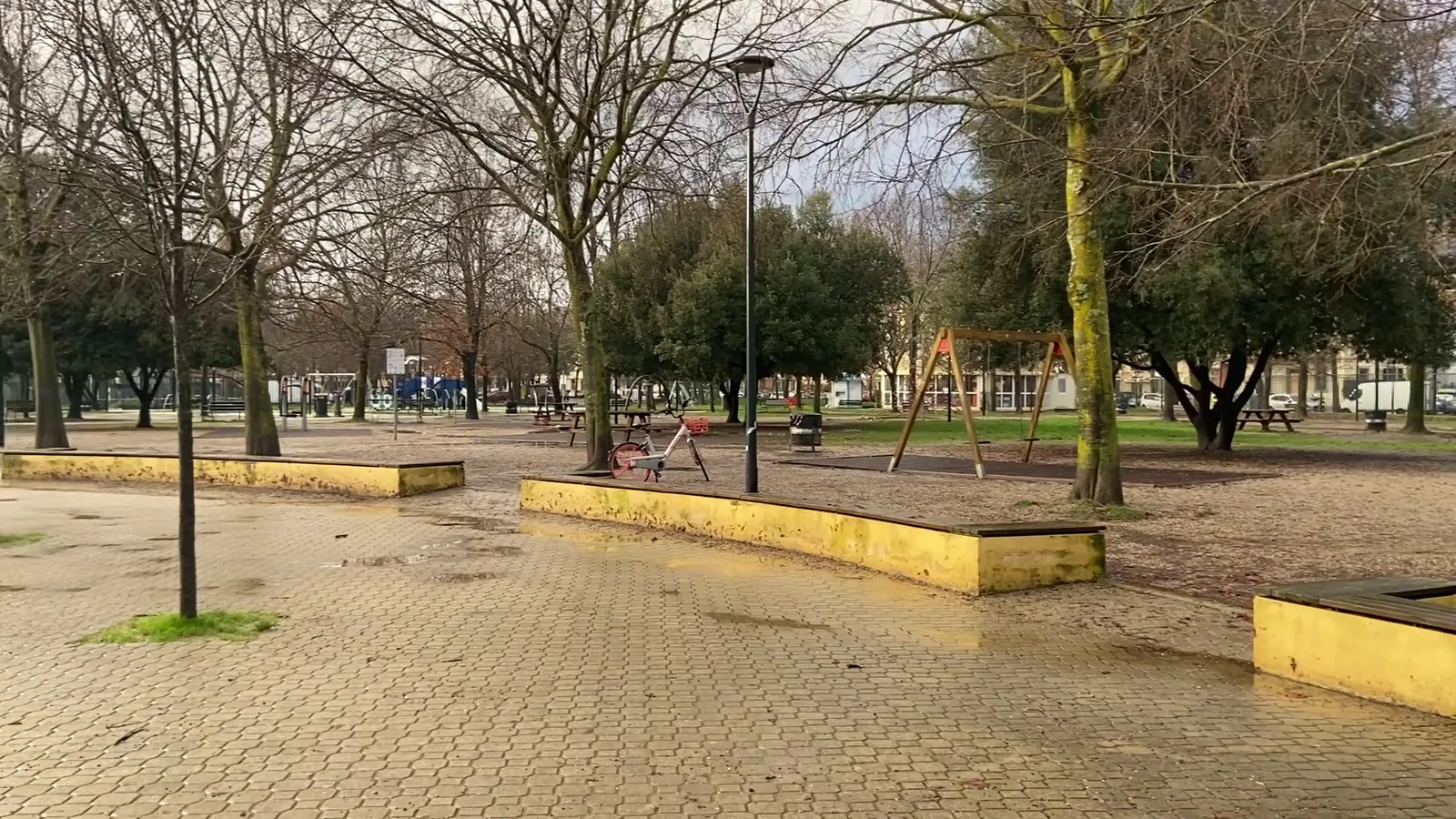Main view at Playground giardini Campo di Marte Florence — travel photo