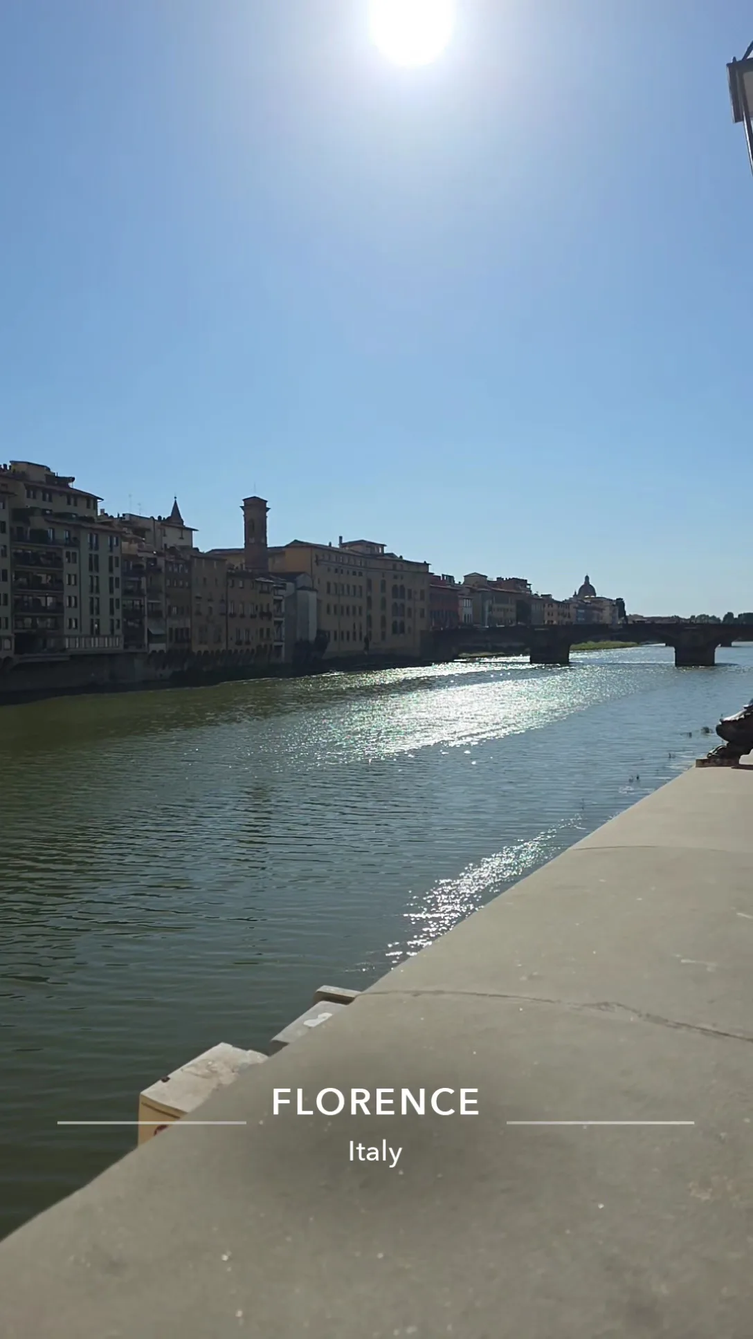 Atmosphere at Ponte Vecchio Florence — travel photo
