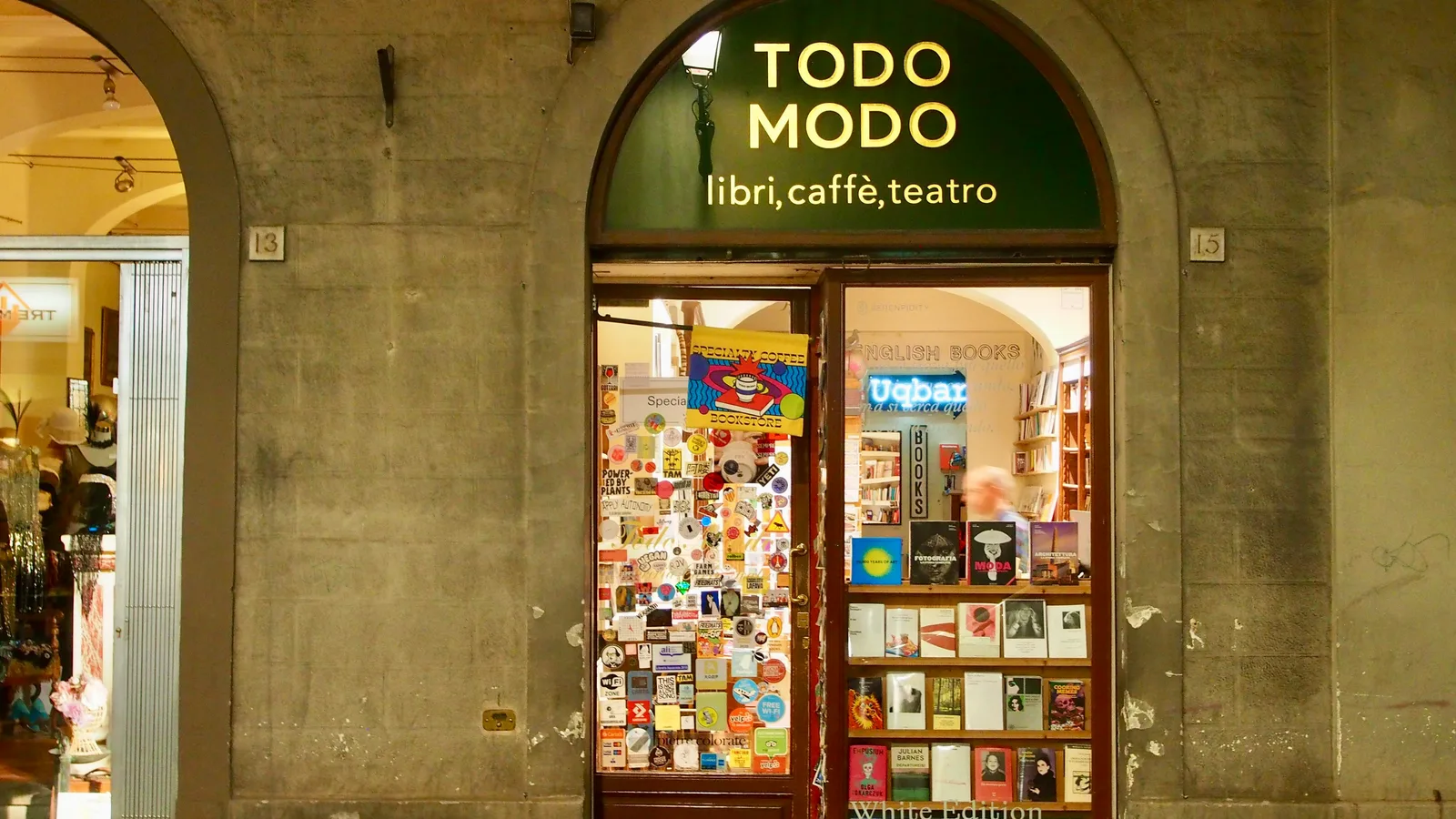 Interior at Todo Modo Florence — travel photo