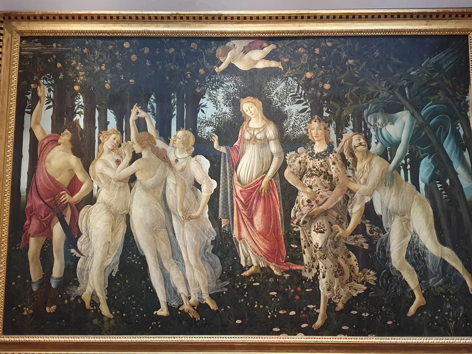 Interior at Uffizi Galleries Florence — travel photo