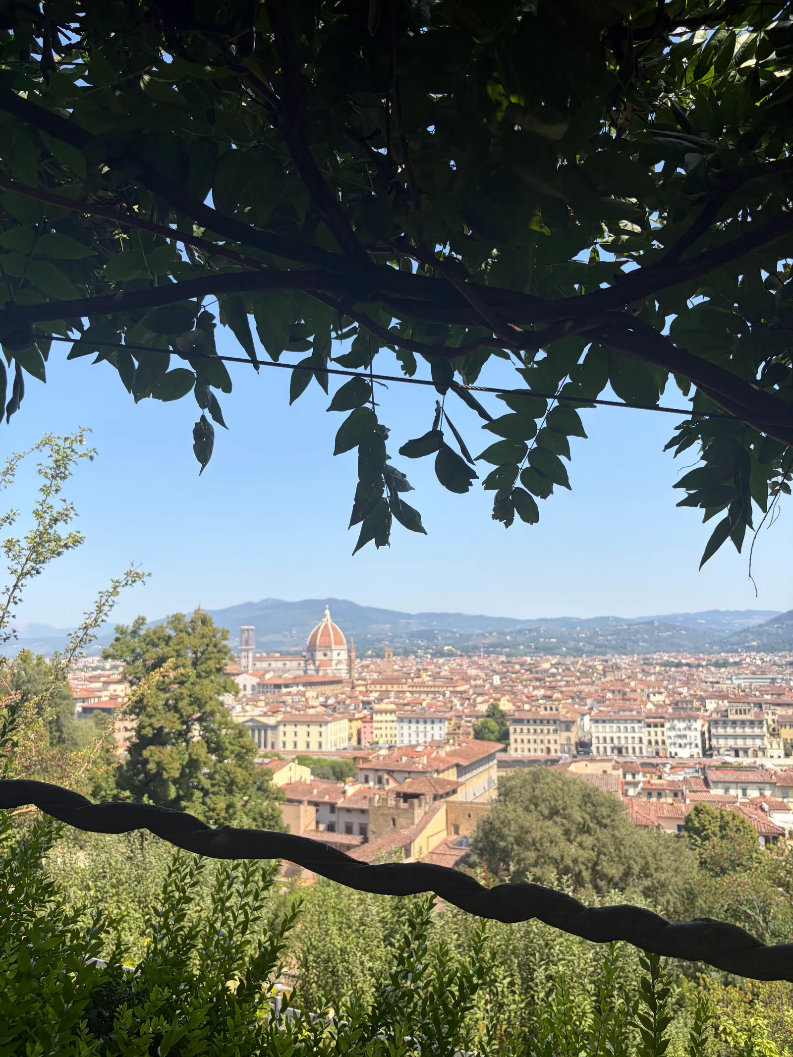 Main view at Villa Bardini Florence — travel photo